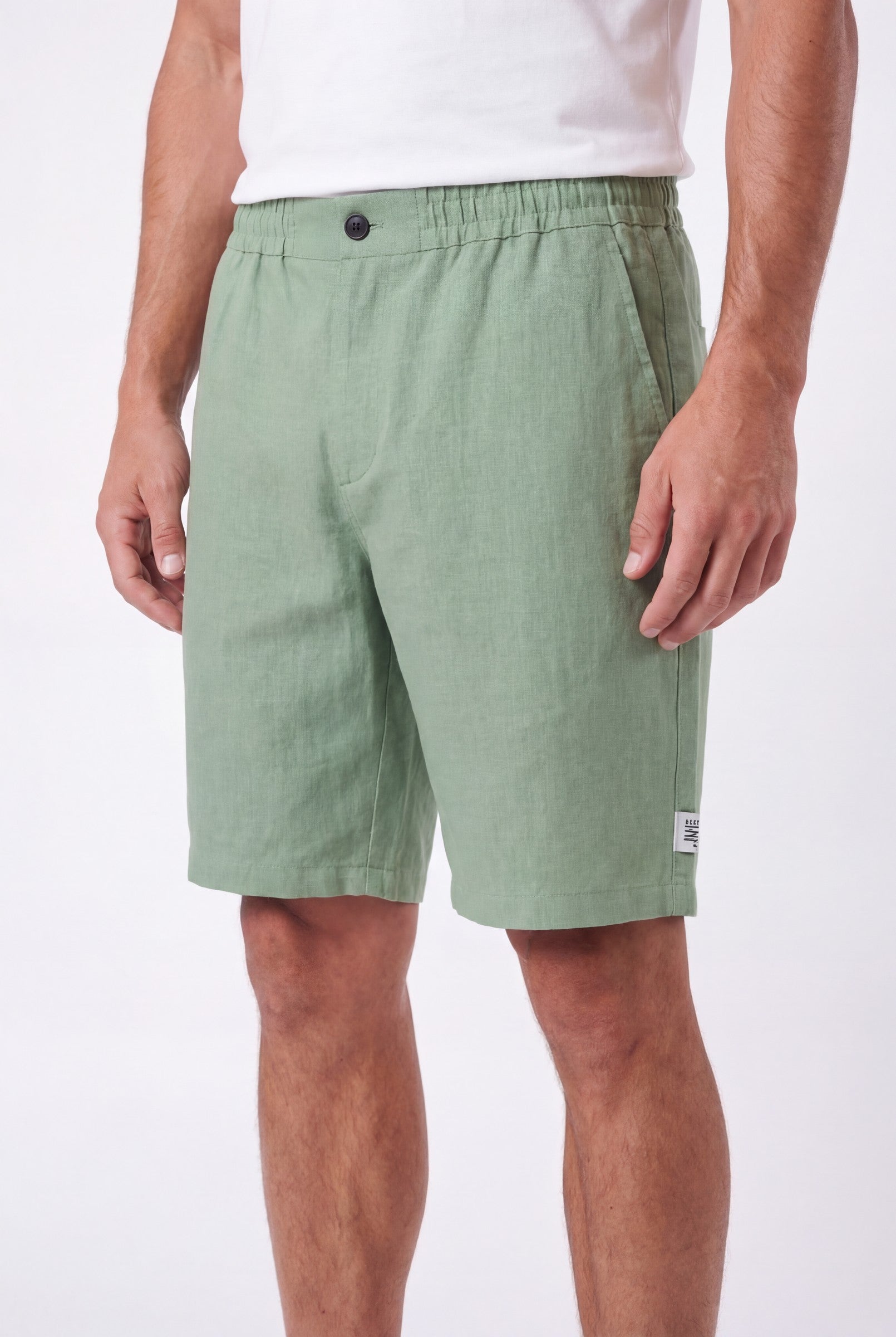 Men's Smart Linen Shorts | Blackstone London