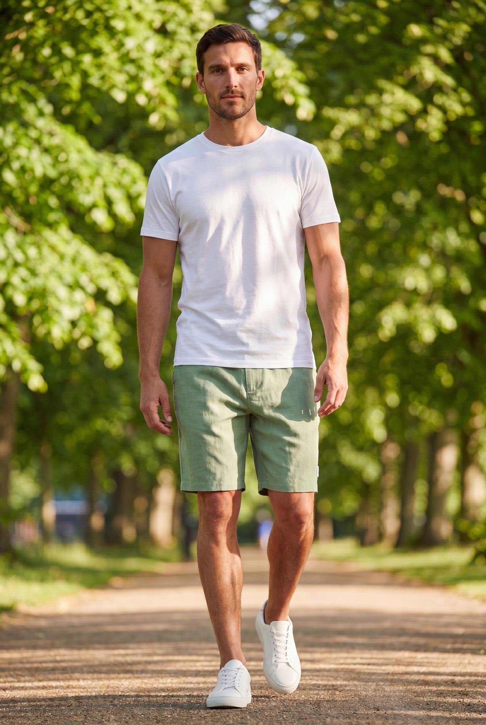 Men's Smart Linen Shorts | Blackstone London