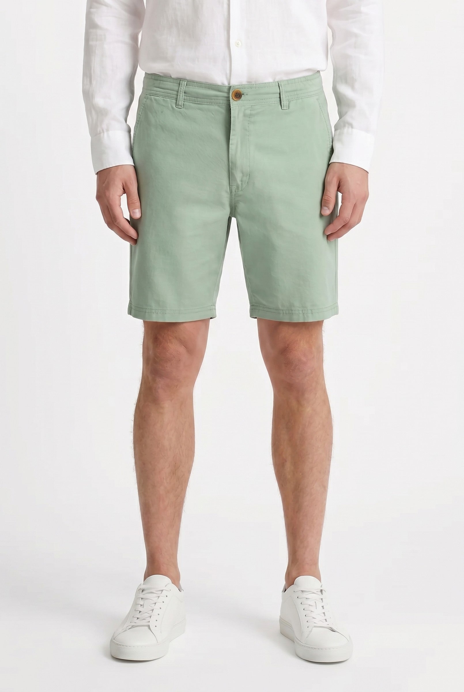 Men's Cotton Linen Chino Shorts | Blackstone London