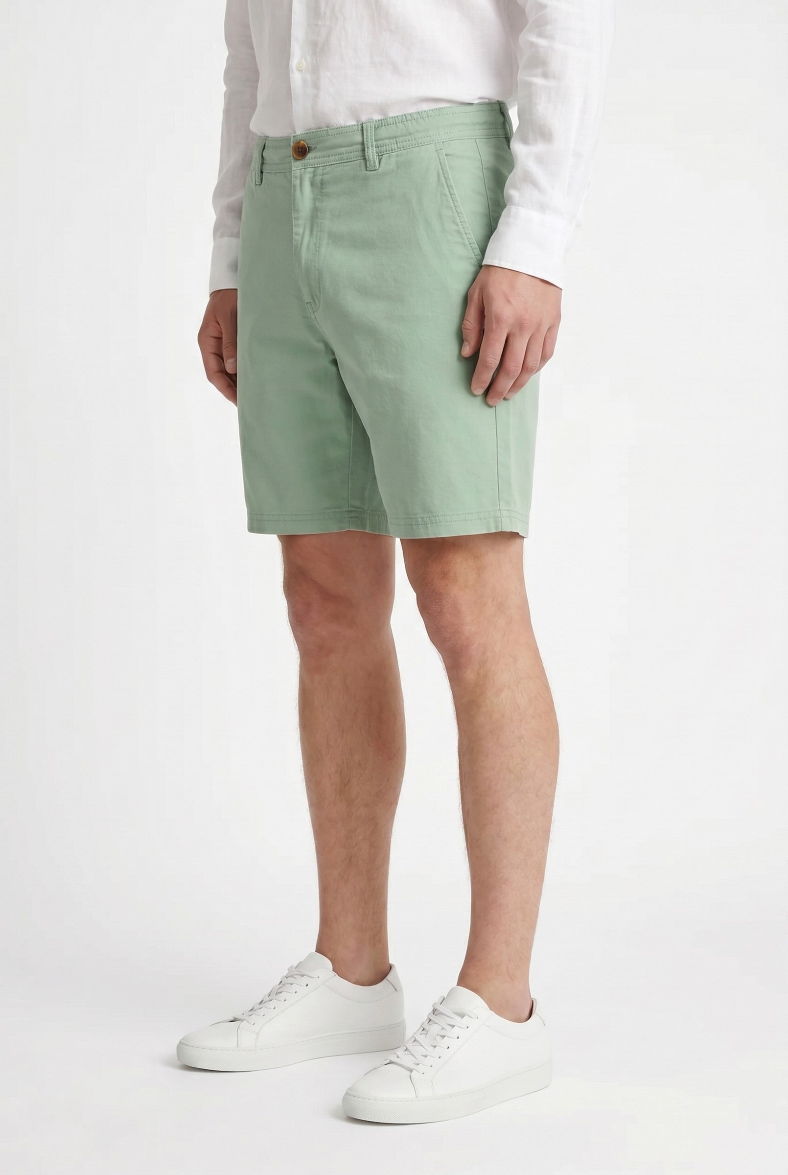 Men's Cotton Linen Chino Shorts | Blackstone London