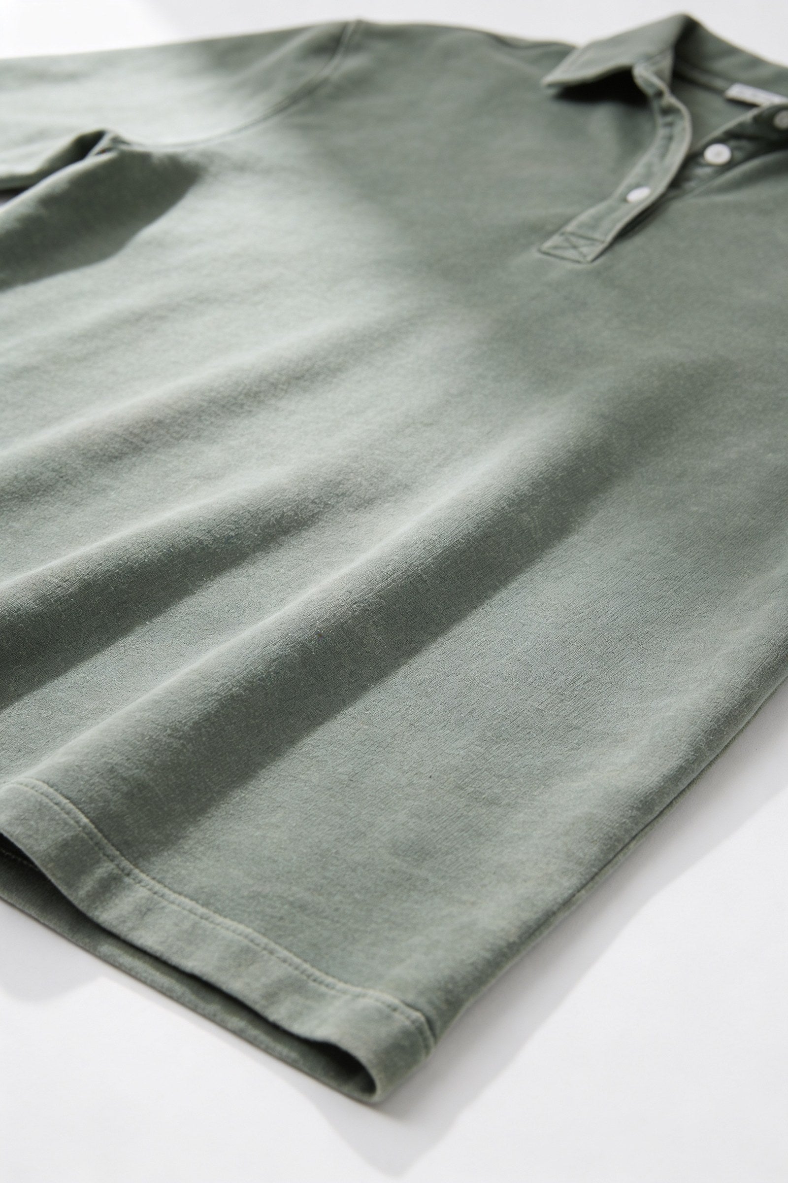 Women's Half-Button Washed Sweater | Blackstone London