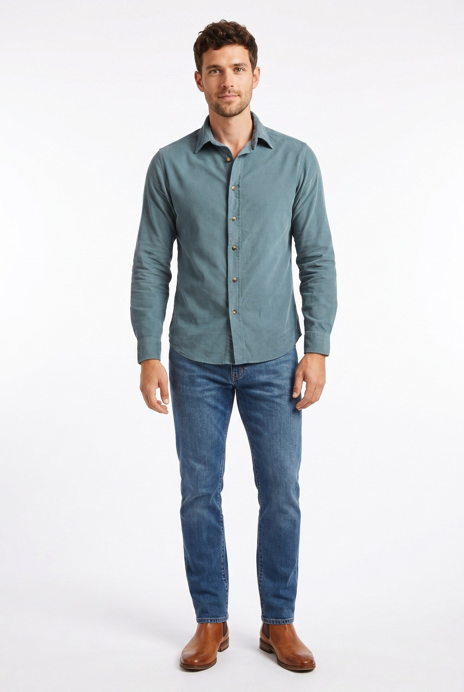 Men's Wyck Corduroy Shirt | Blackstone London