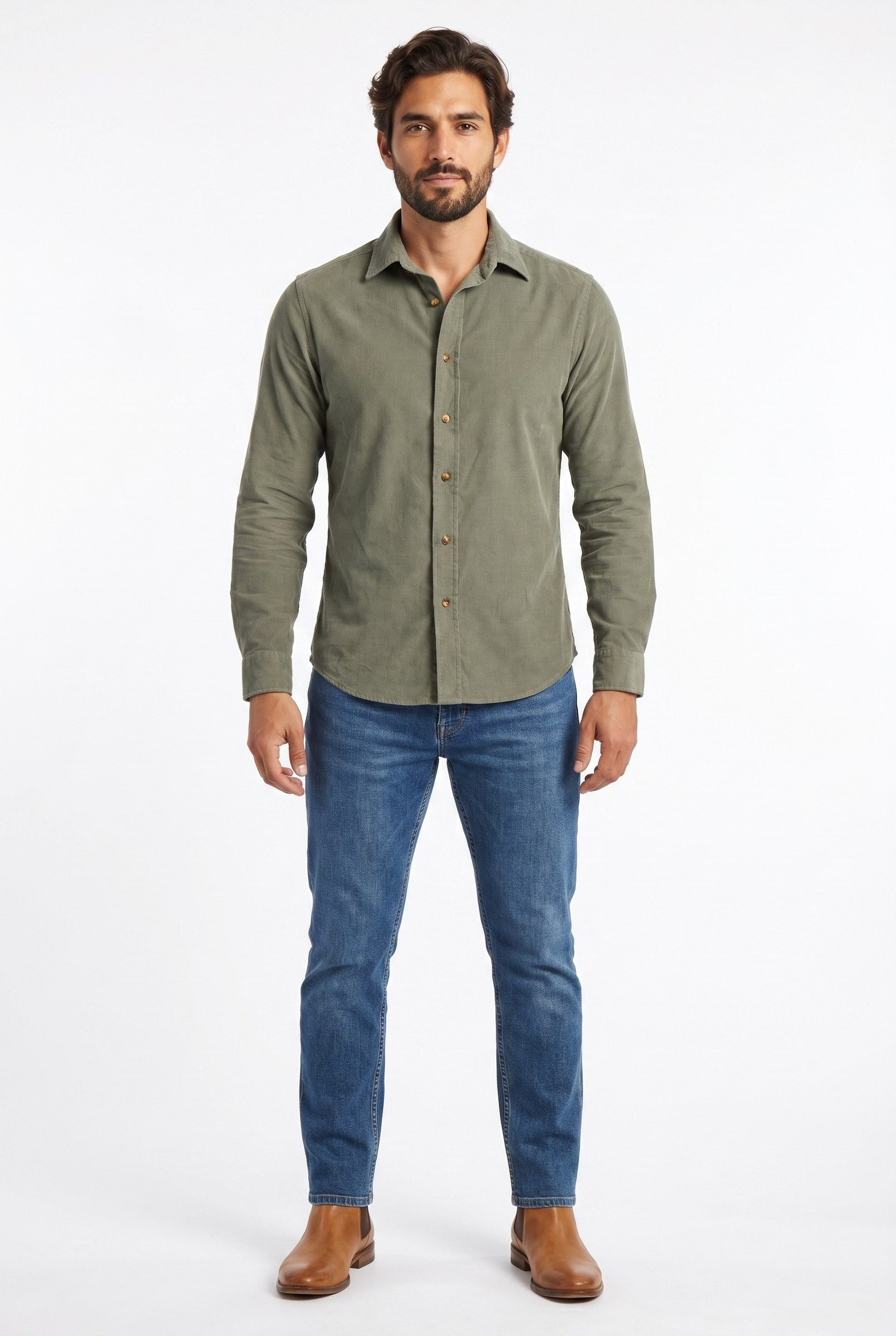 Men's Wyck Corduroy Shirt | Blackstone London