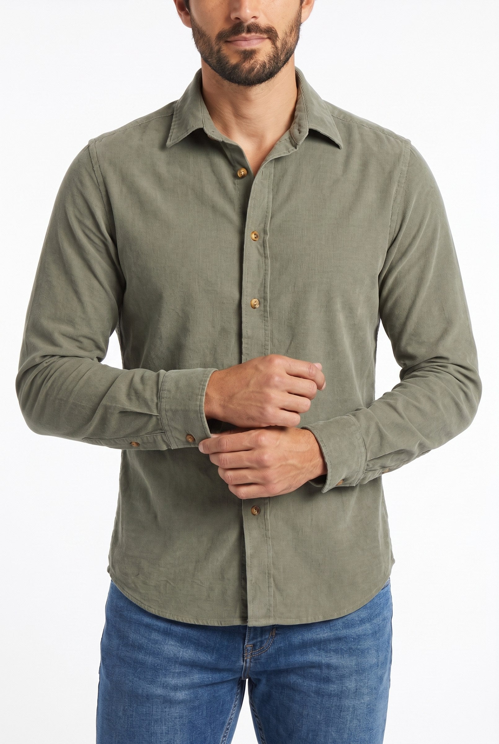 Men's Wyck Corduroy Shirt | Blackstone London
