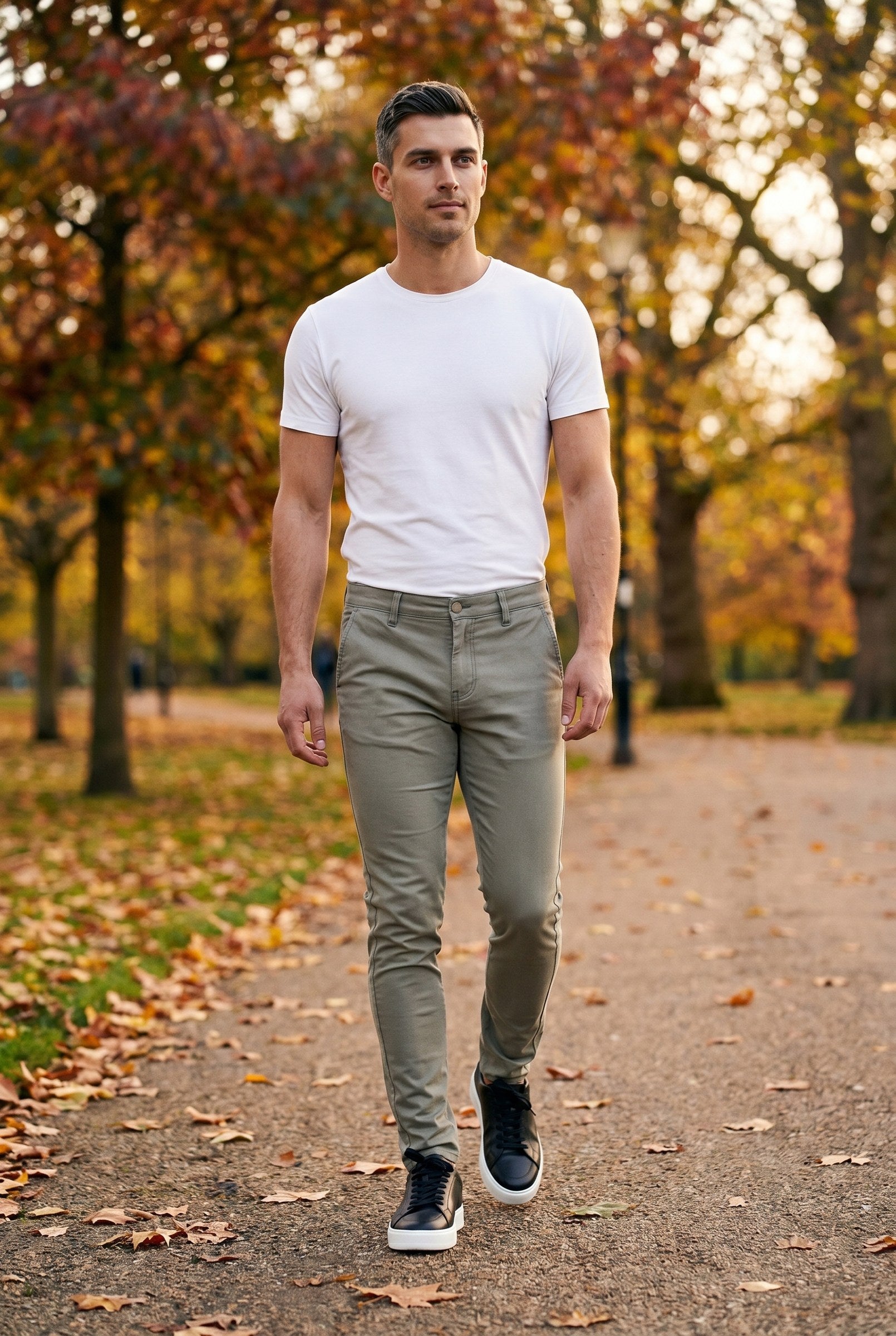 Men's Capo Stretch Chino Pants | Blackstone London