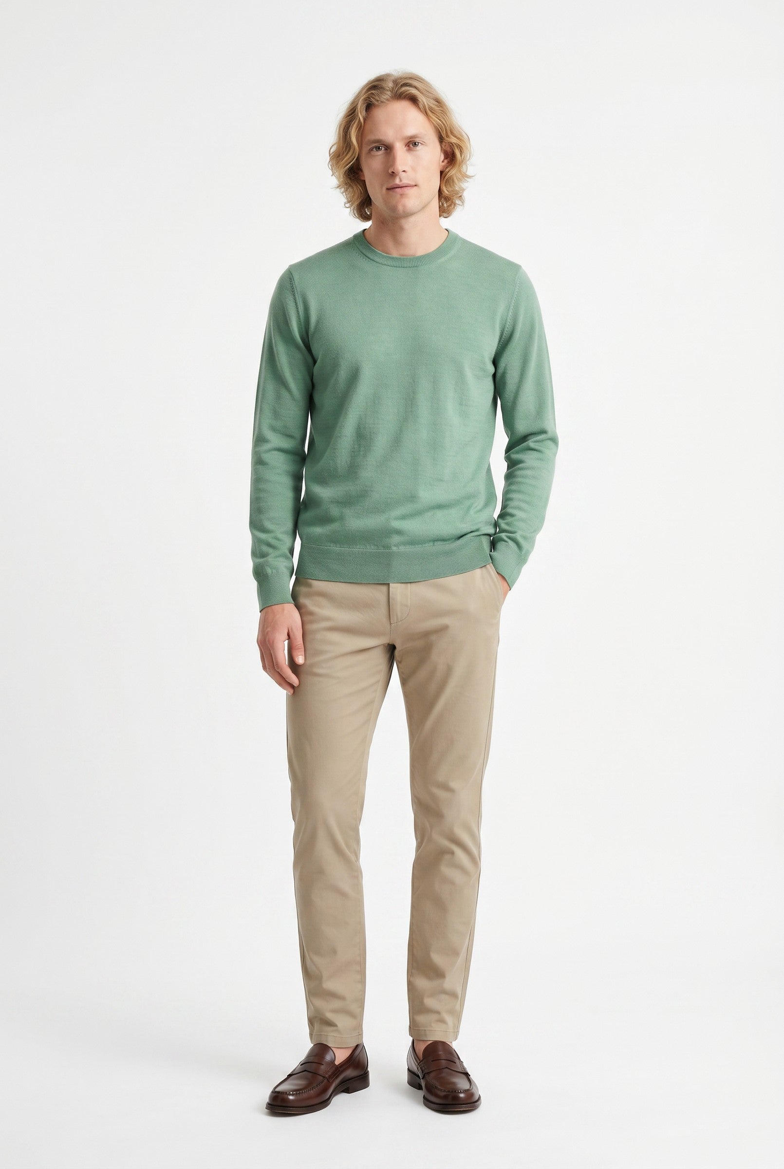 Men's Crew Neck Knit Sweater | Blackstone London