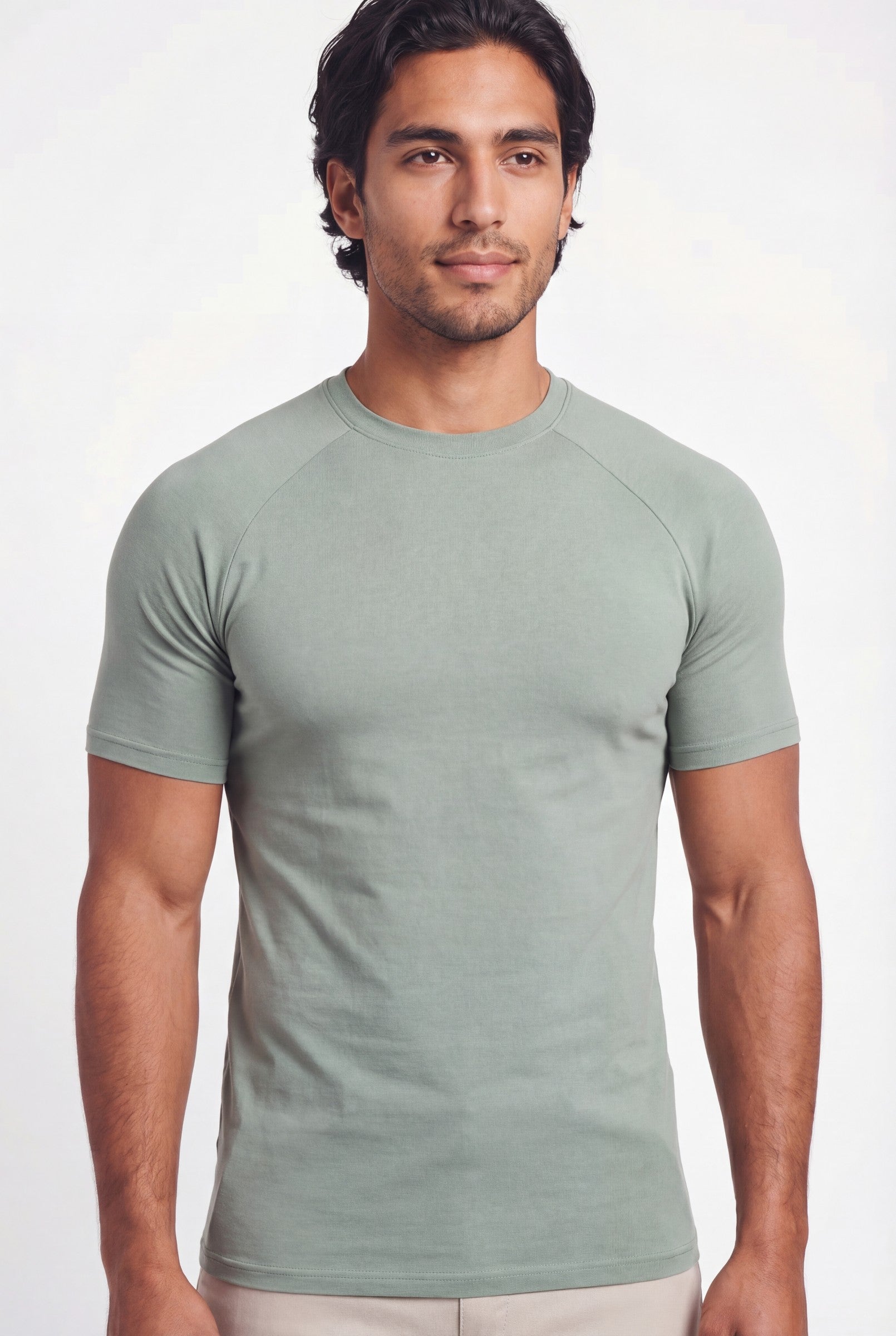 Men's Muscle Fit Crewneck T-Shirt | Blackstone London