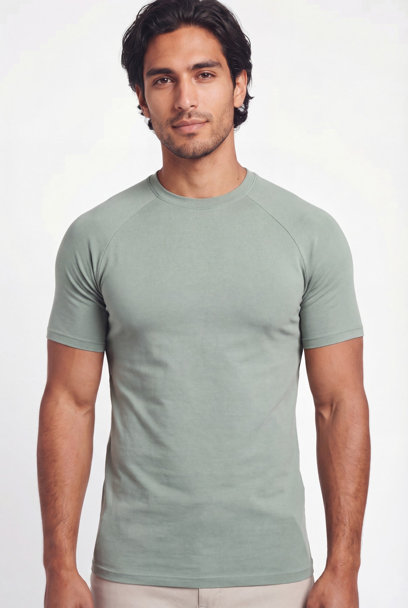 Men's Muscle Fit Crewneck T-Shirt | Blackstone London