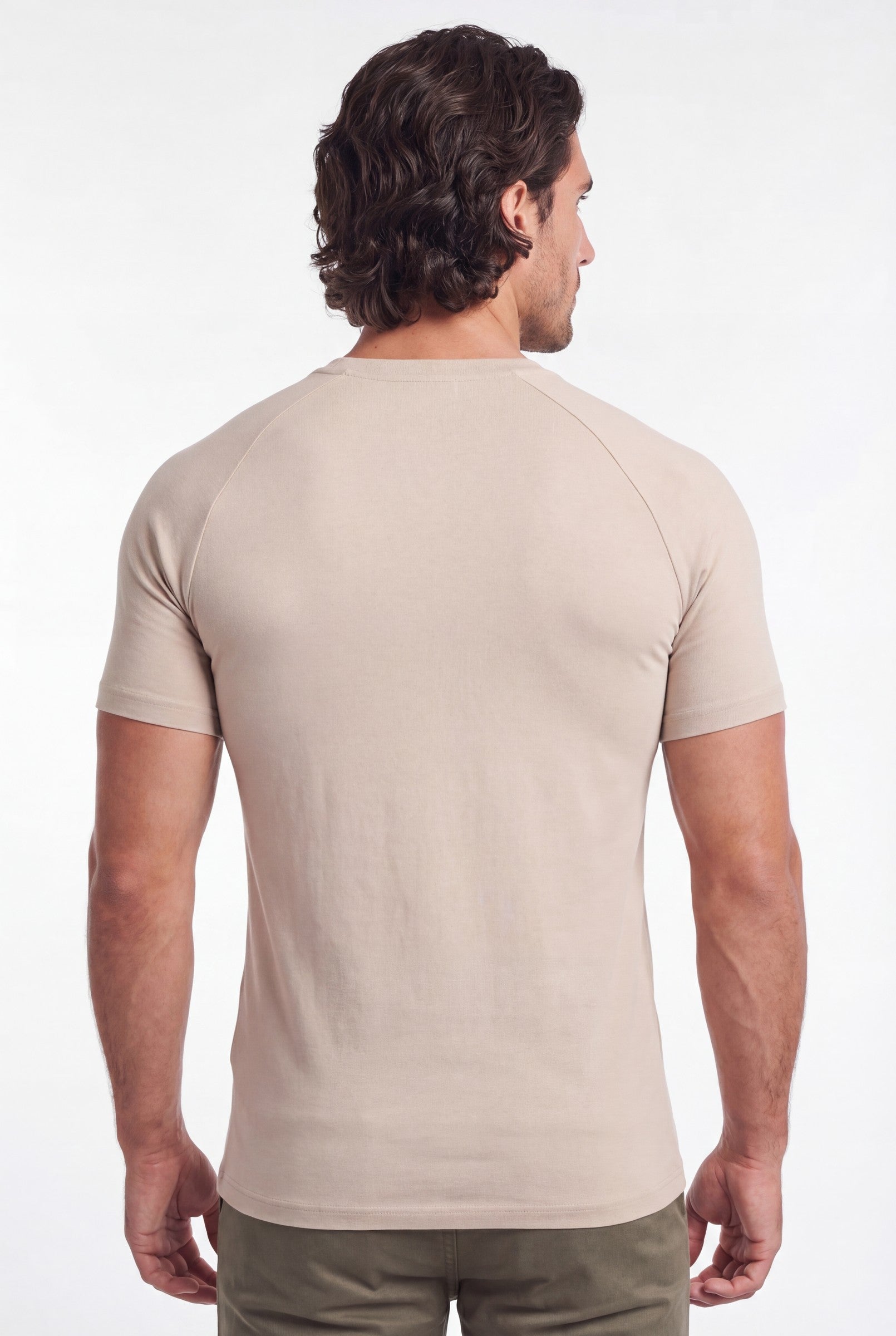 Men's Muscle Fit Crewneck T-Shirt | Blackstone London