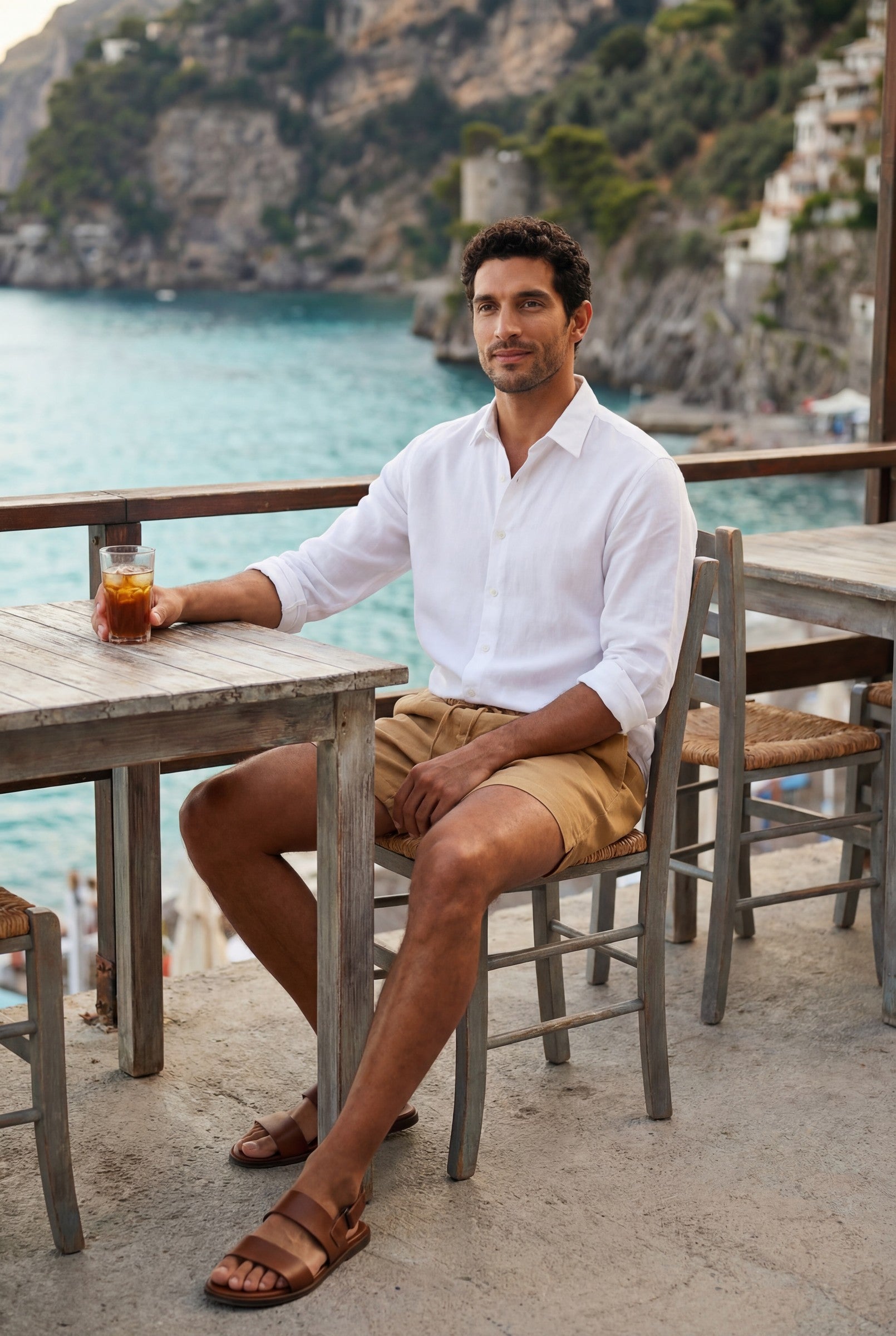 Men's Premium Linen Drawstring Shorts | Blackstone London