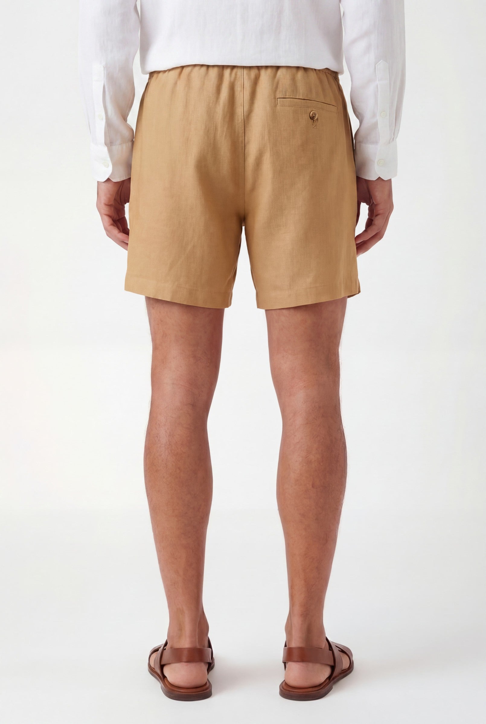 Men's Premium Linen Drawstring Shorts | Blackstone London