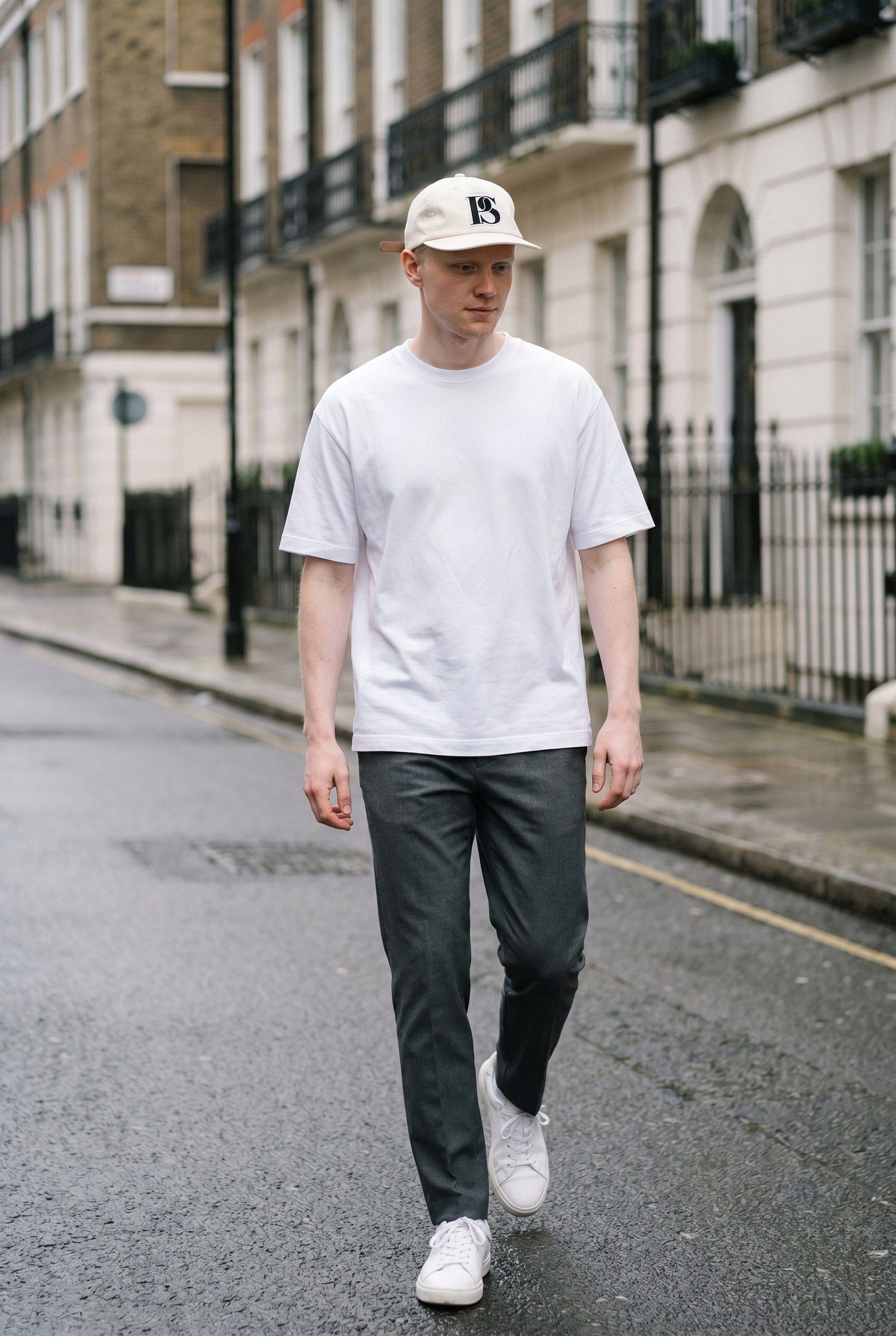Men's Crest Monogram 6-Panel Cap | Blackstone London