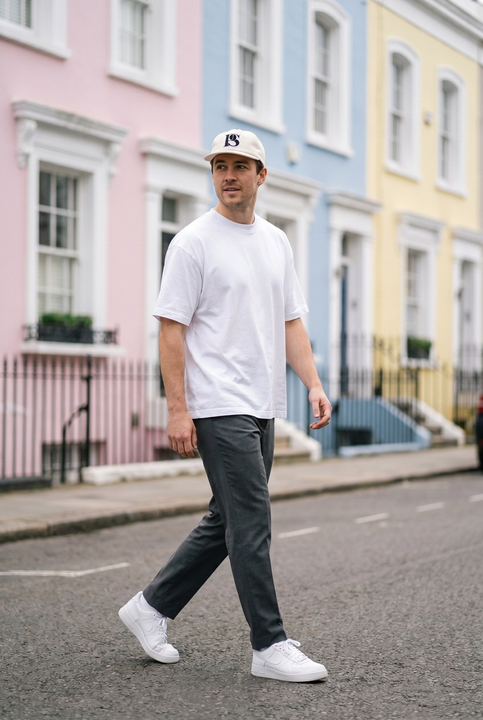 Men's Crest Monogram 6-Panel Cap | Blackstone London