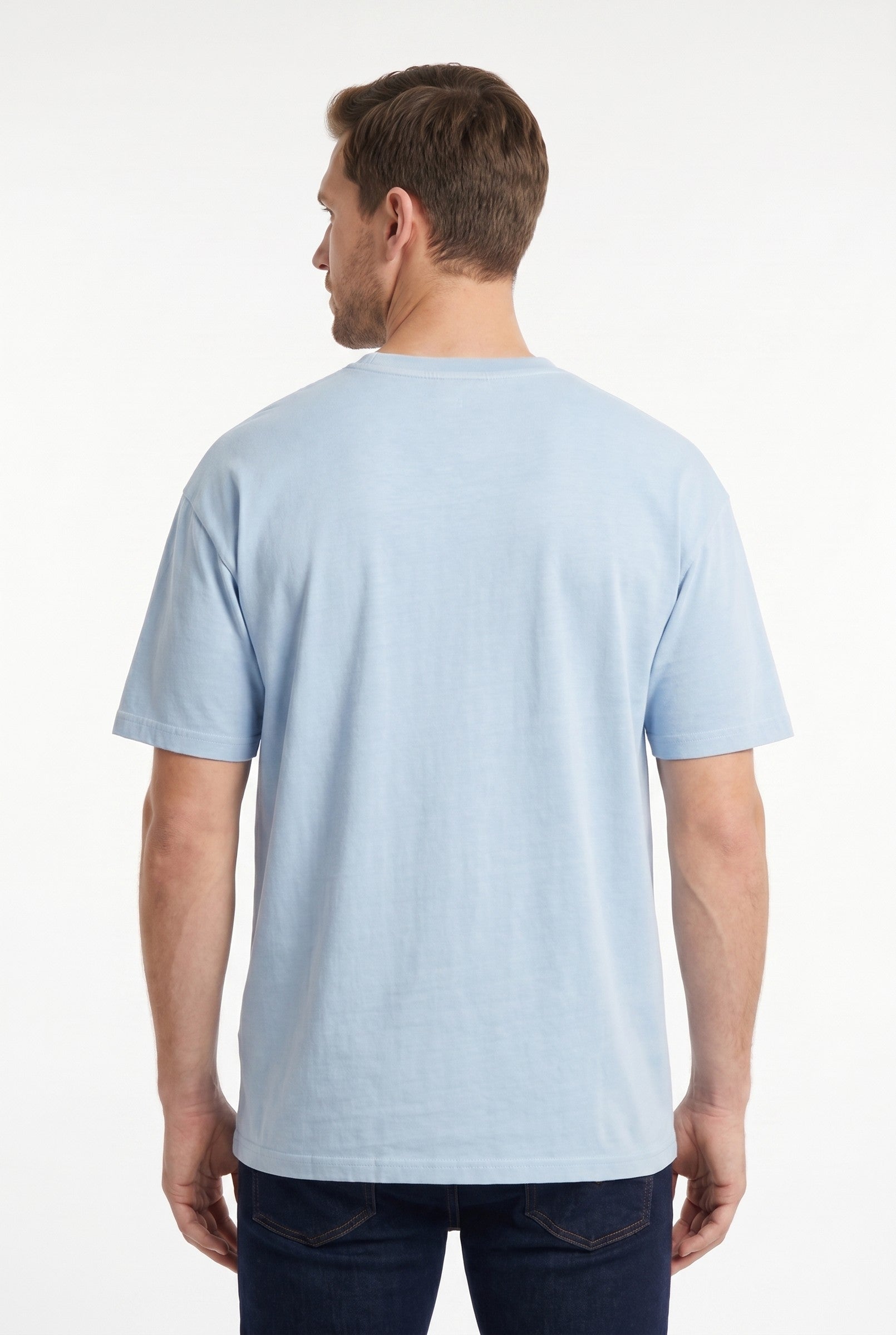 Men's Crew Neck Cotton T-Shirt | Blackstone London