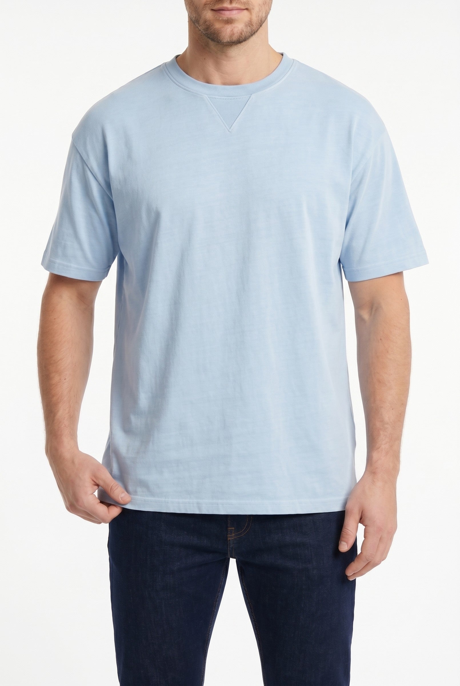 Men's Crew Neck Cotton T-Shirt | Blackstone London