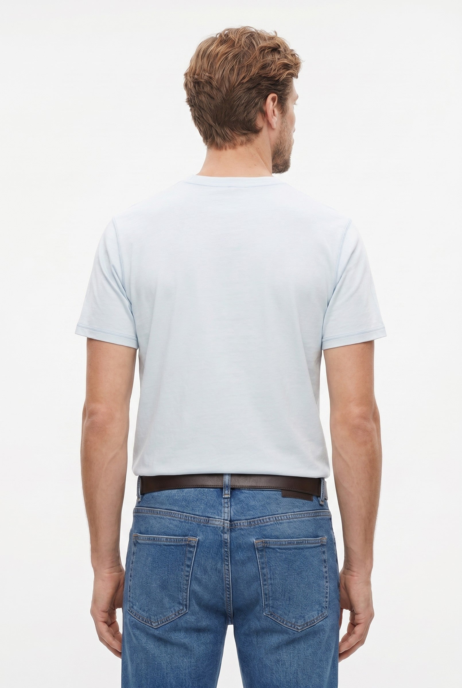Men's Midweight Cotton Crew Neck T-Shirt | Blackstone London