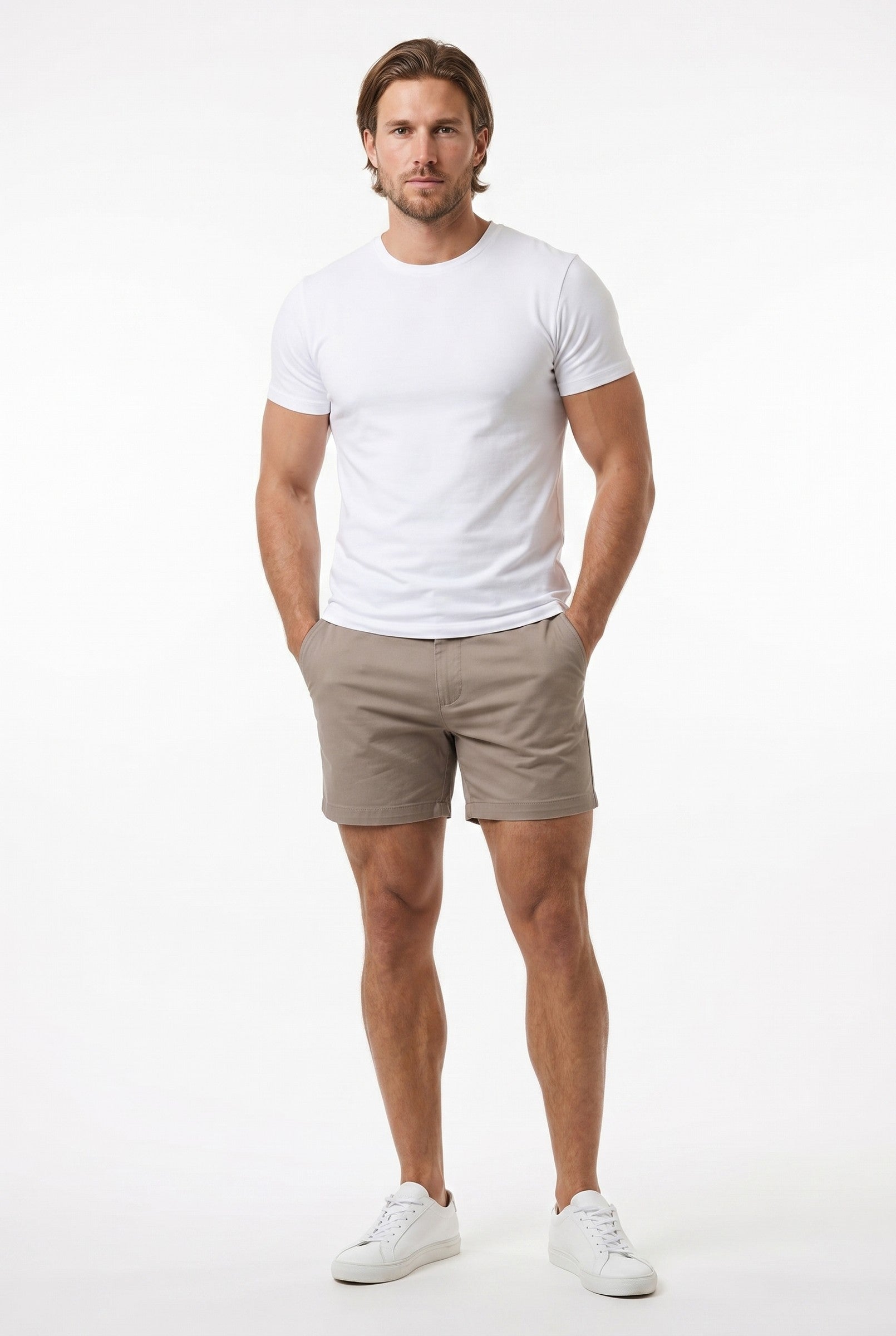 Men's Muscle Fit Chino Shorts | Blackstone London