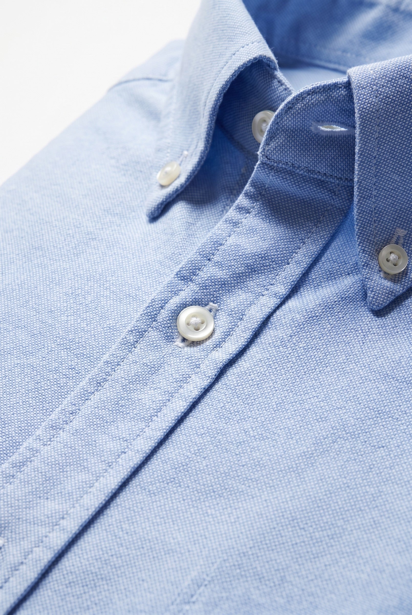 Men's Slim Fit Oxford Shirt Sky Blue | Blackstone London