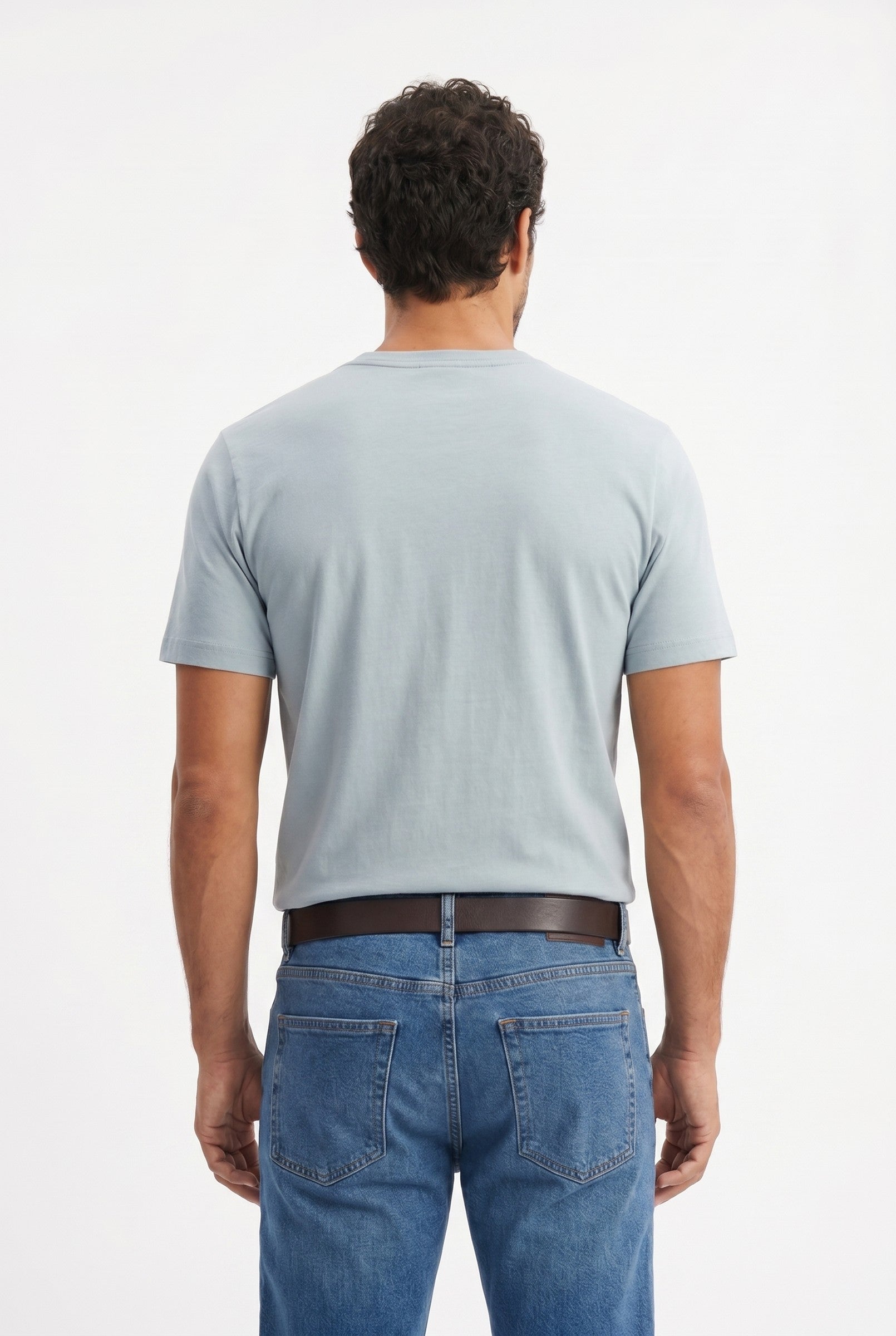 Men's Midweight Cotton Crew Neck T-Shirt | Blackstone London