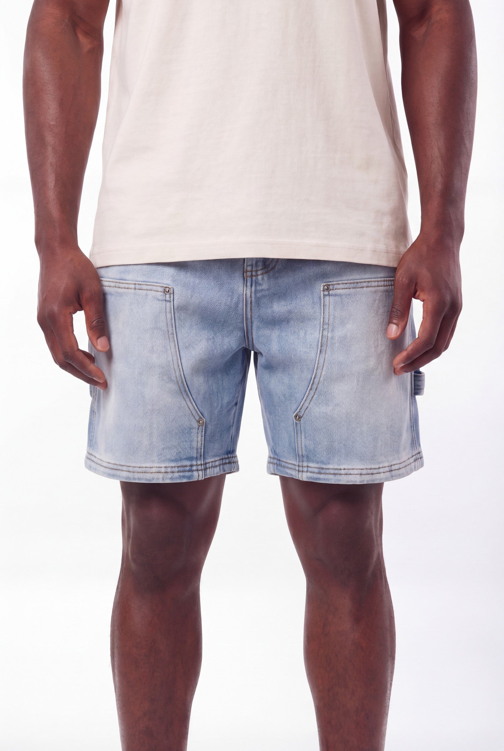 Men's Carpenter Denim Shorts | Blackstone London