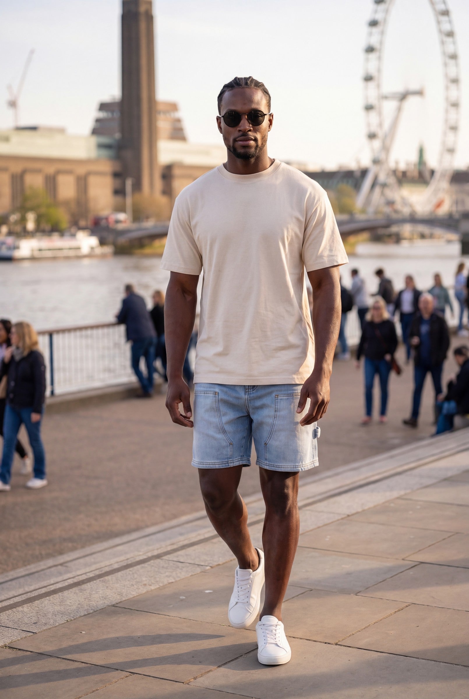 Men's Carpenter Denim Shorts | Blackstone London