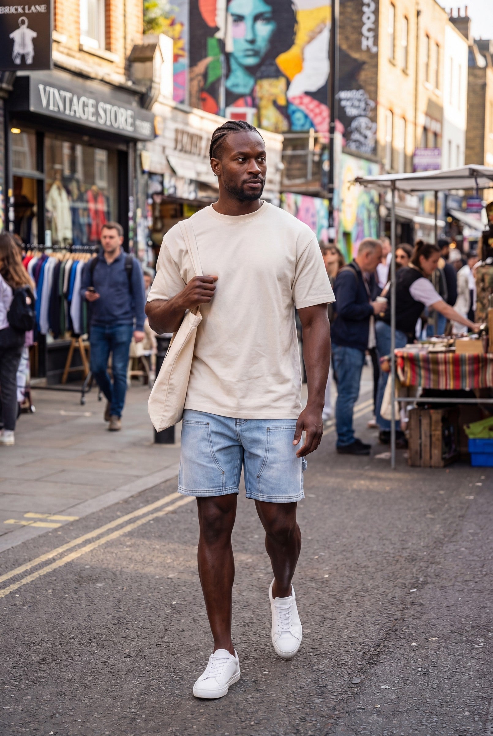 Men's Carpenter Denim Shorts | Blackstone London