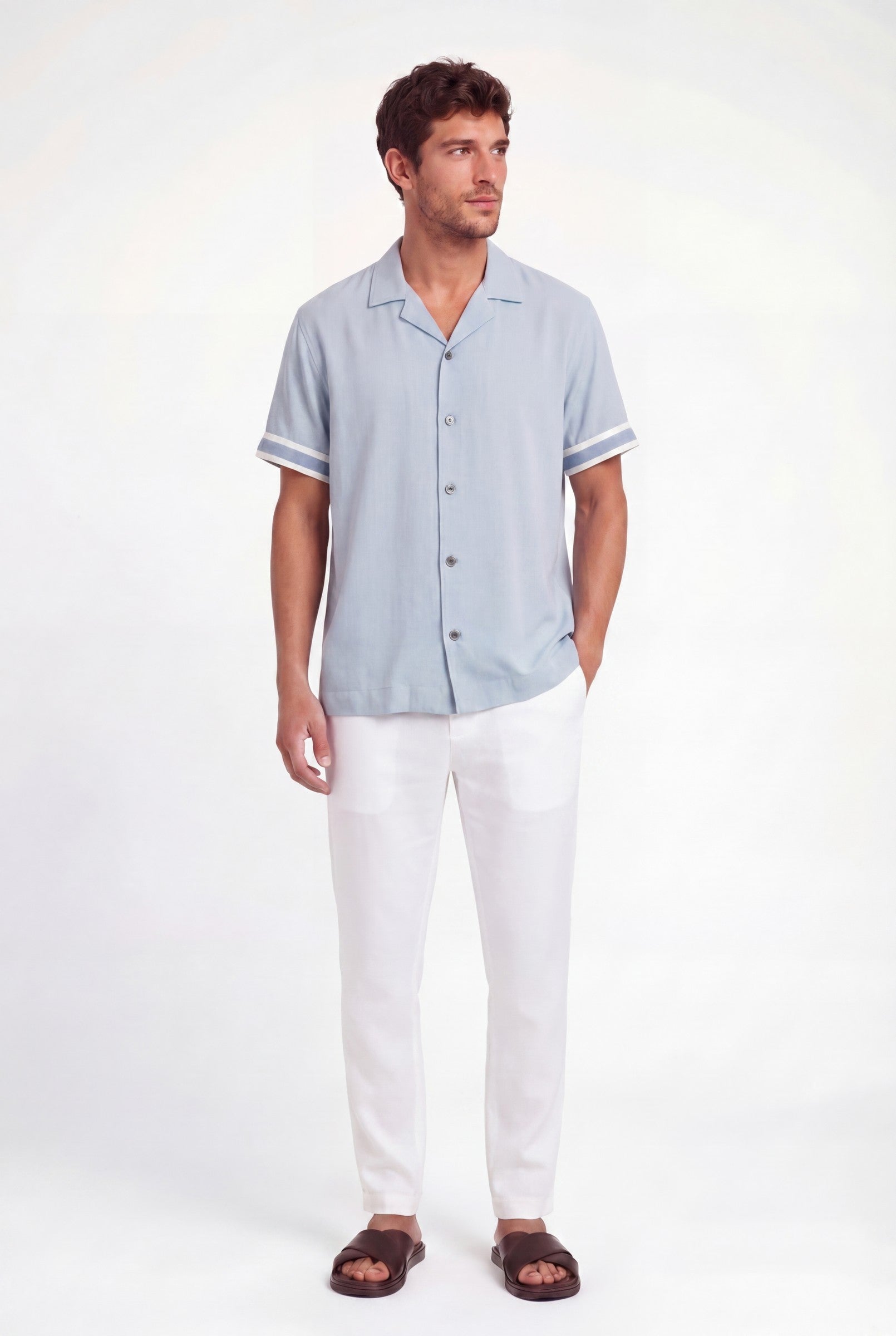 Men's Ecovero Viscose Resort Shirt | Blackstone London