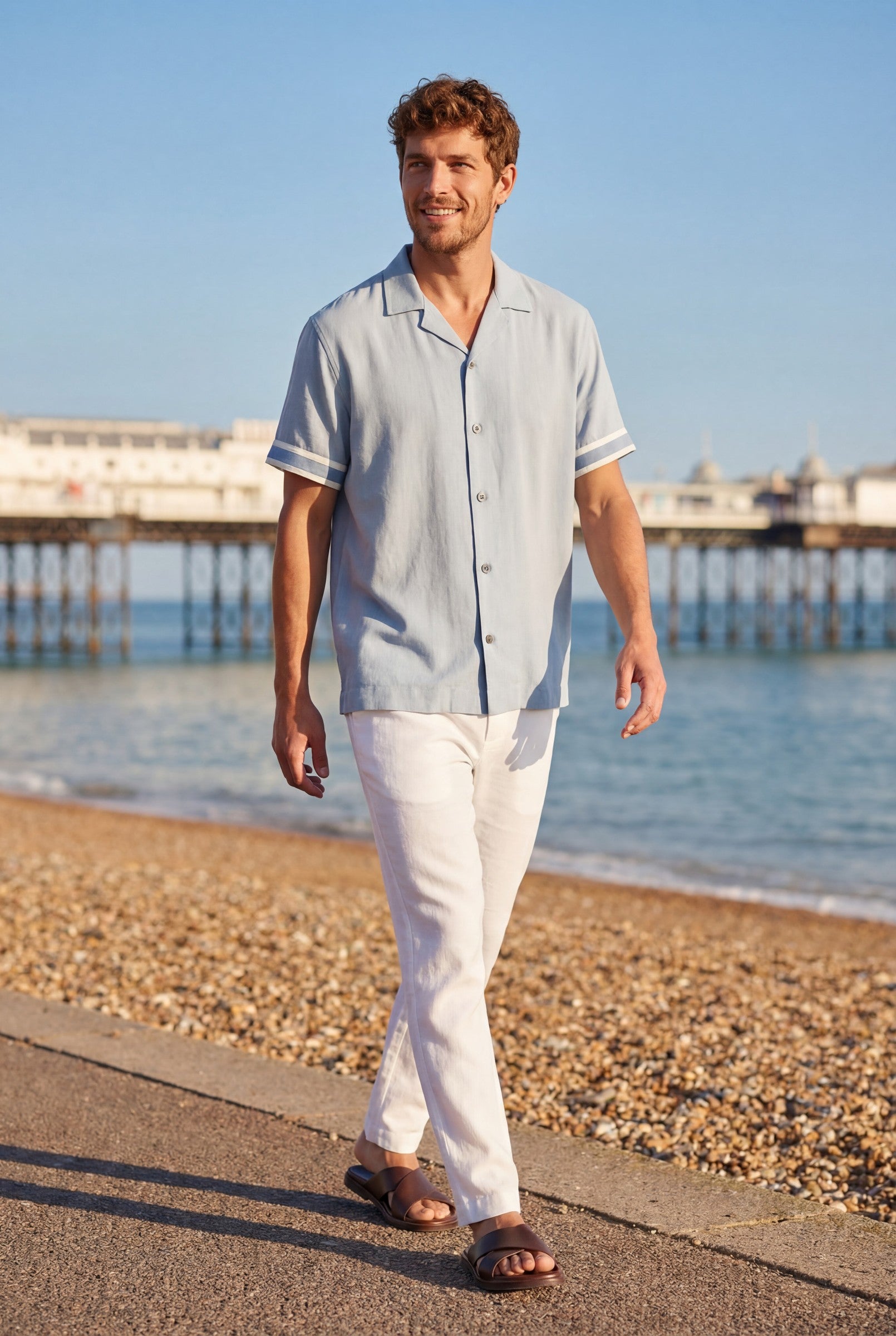 Men's Ecovero Viscose Resort Shirt | Blackstone London