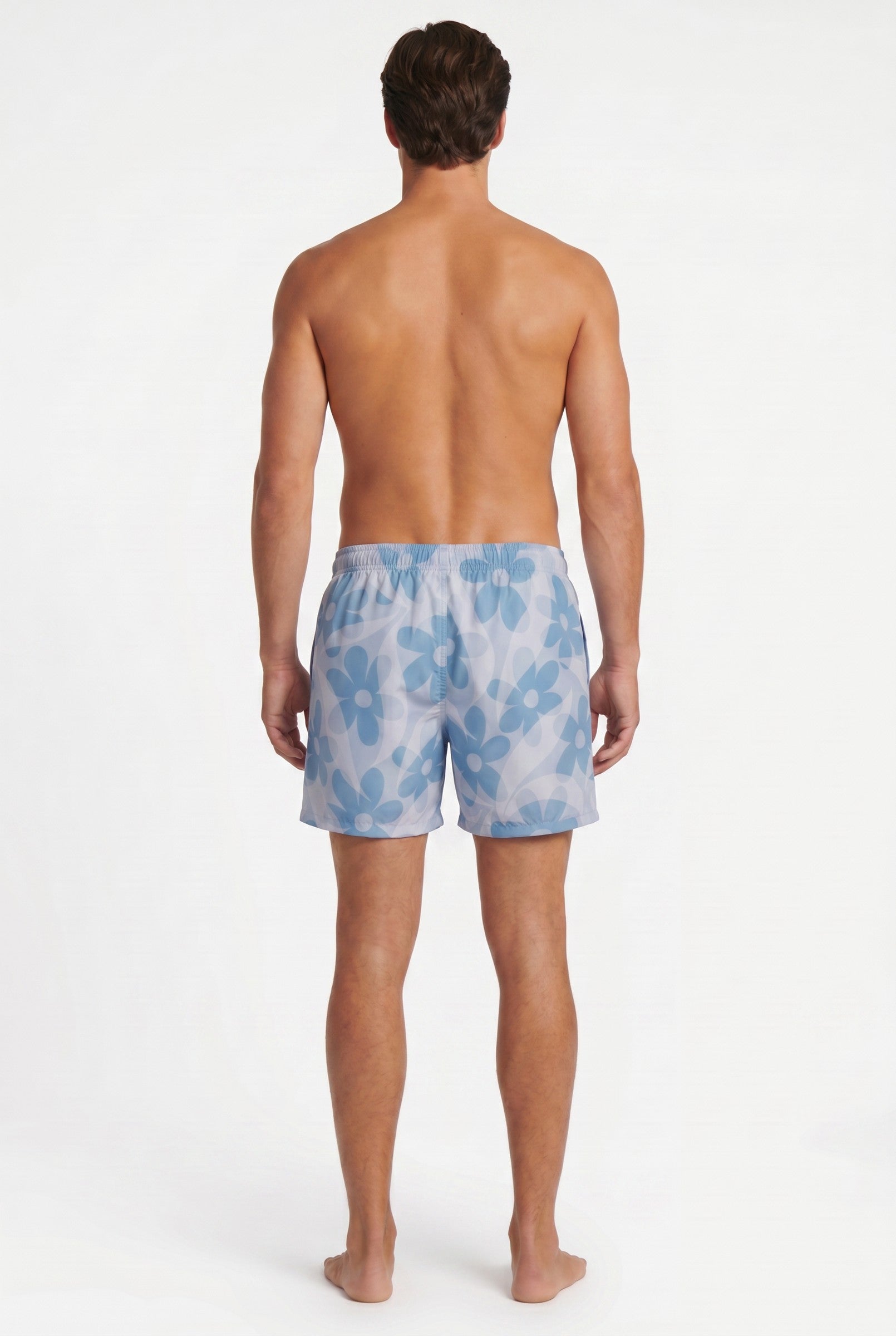 Men's Tropical Print Swim Shorts | Blackstone London