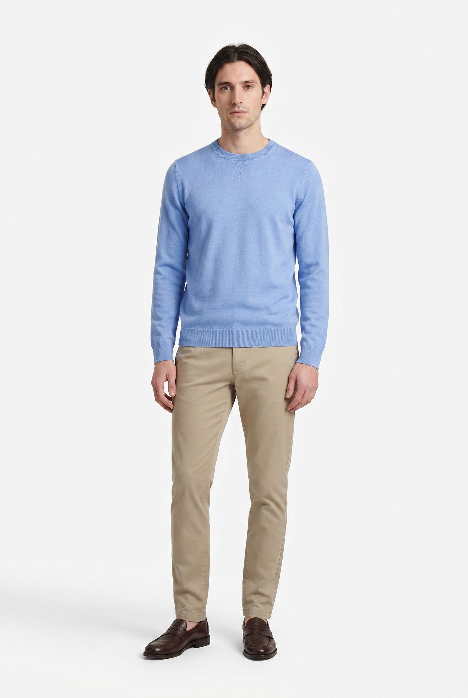 Men's Crew Neck Knit Sweater | Blackstone London
