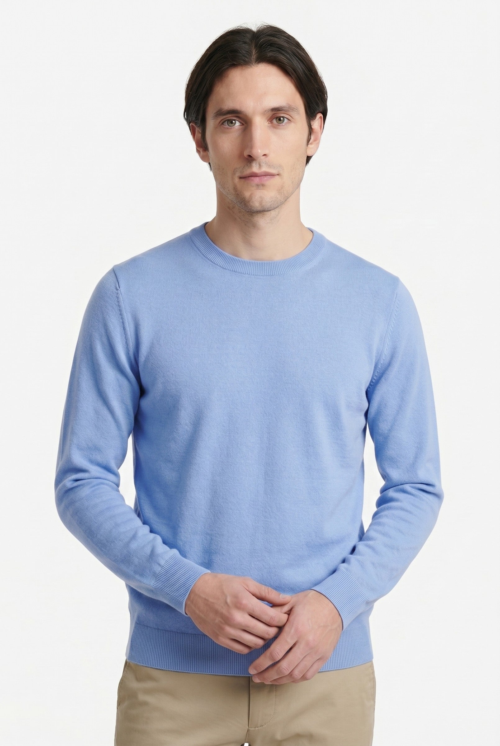 Men's Crew Neck Knit Sweater | Blackstone London