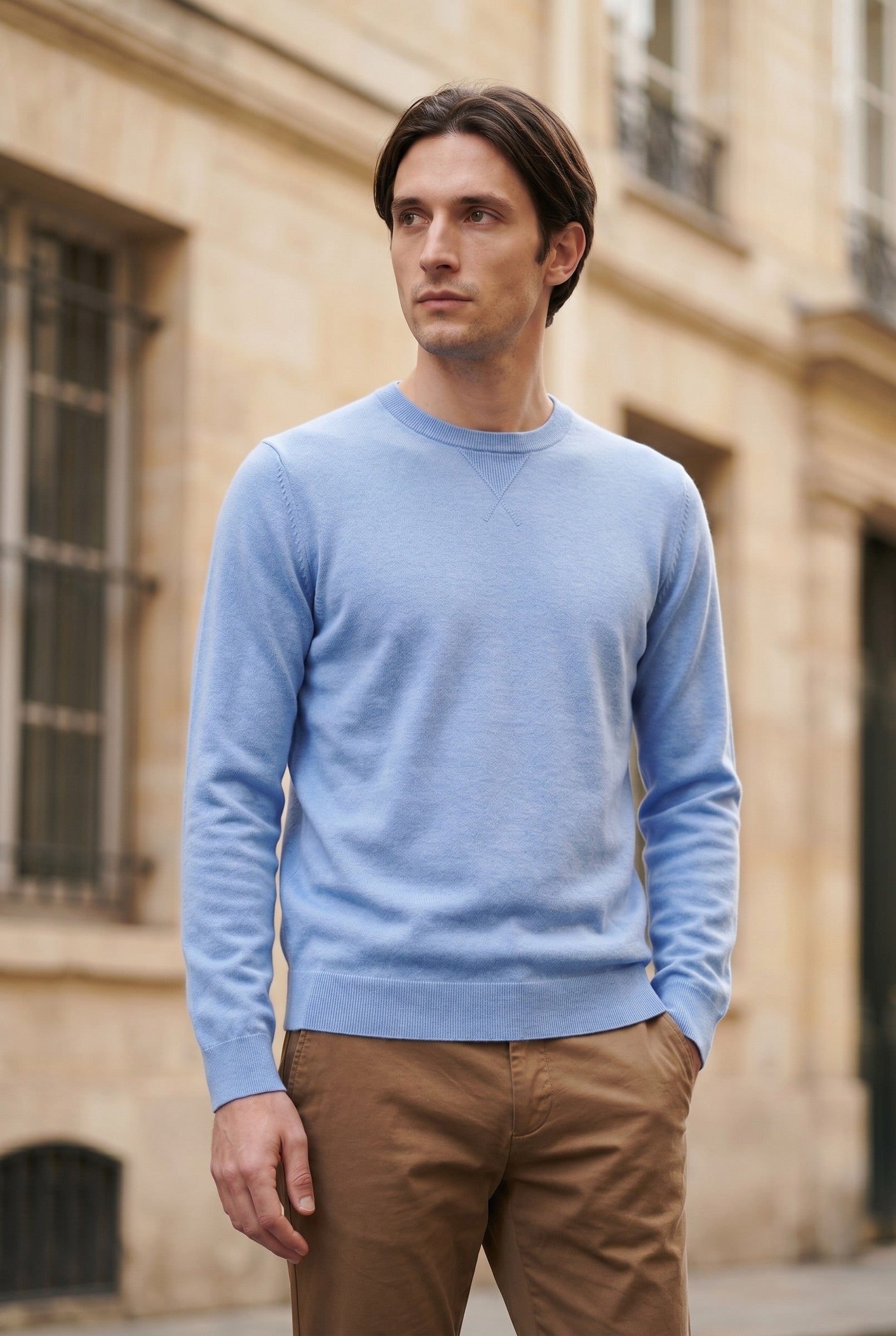 Men's Crew Neck Knit Sweater | Blackstone London