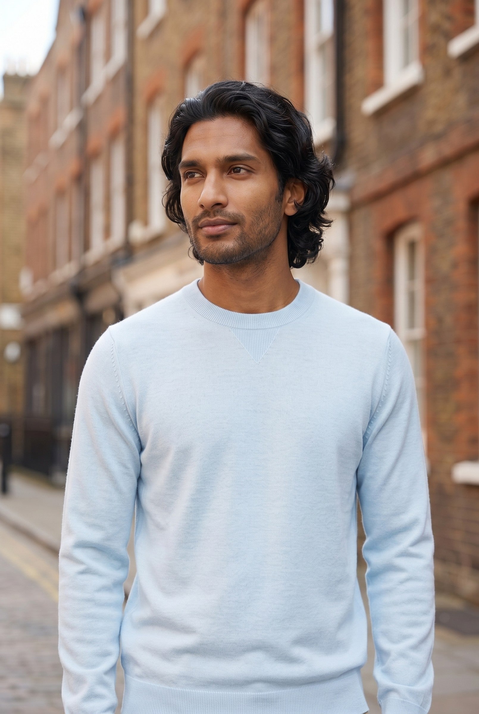 Men's Crew Neck Knit Sweater | Blackstone London