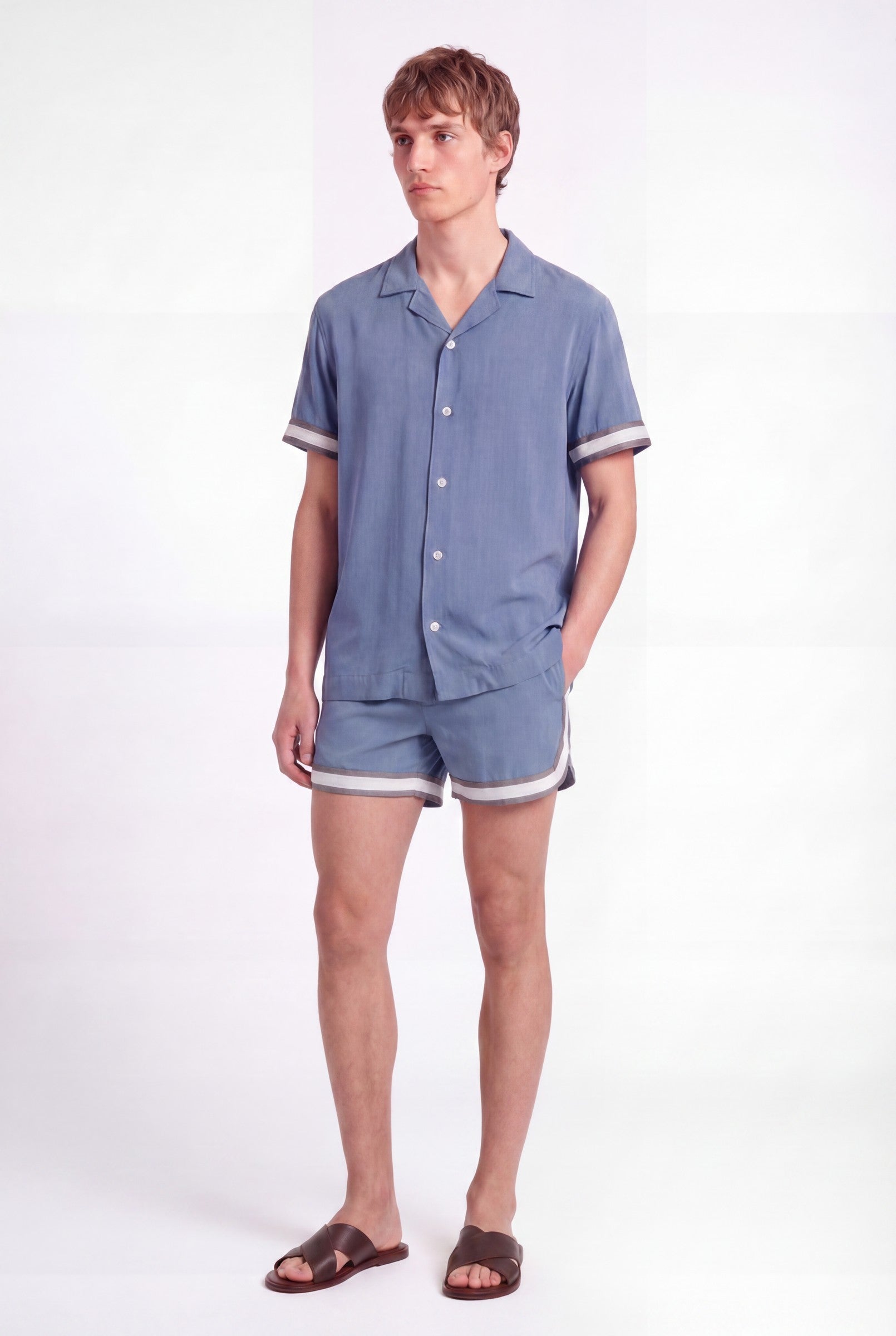 Men's Recycled Nylon Baller Swim Shorts | Blackstone London