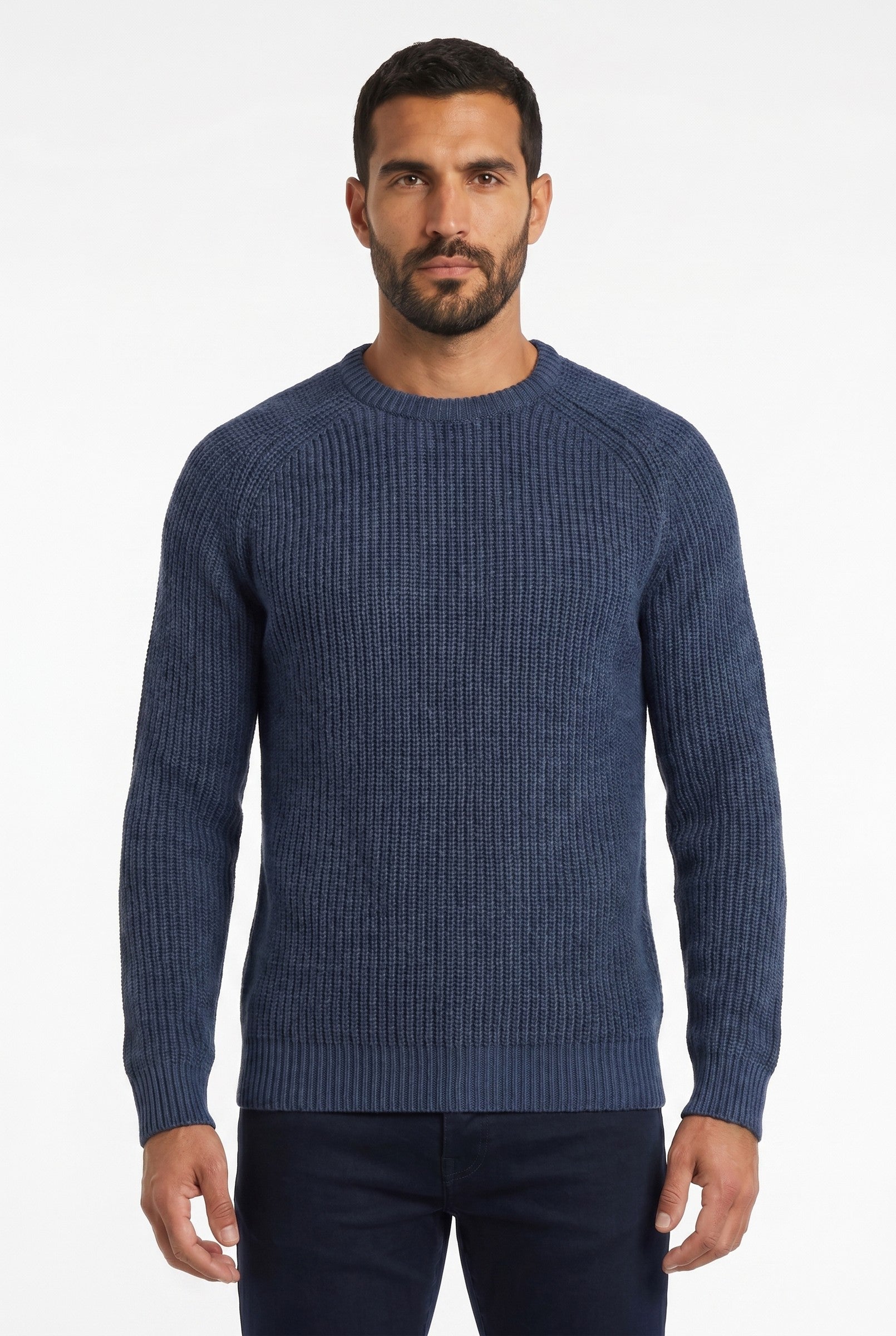 Men's 100% Cotton Fisherman Knit Jumper | Blackstone London