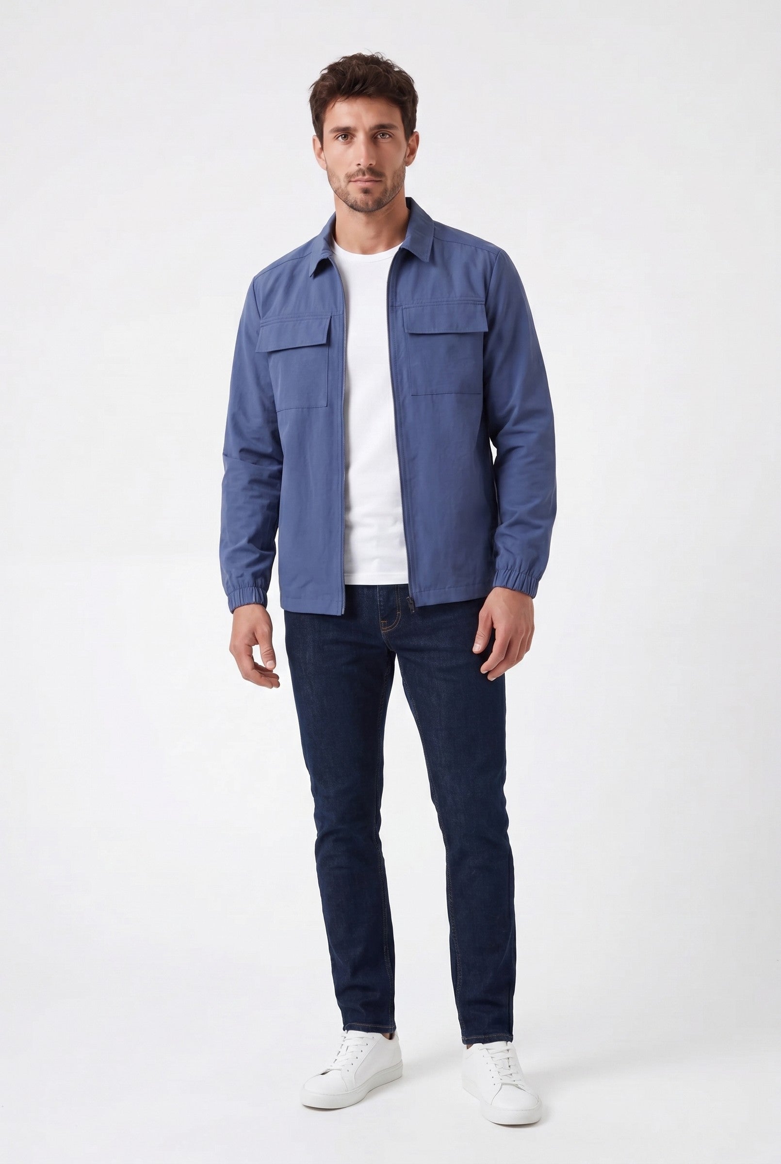 Men's Smart Utility Overshirt | Blackstone London