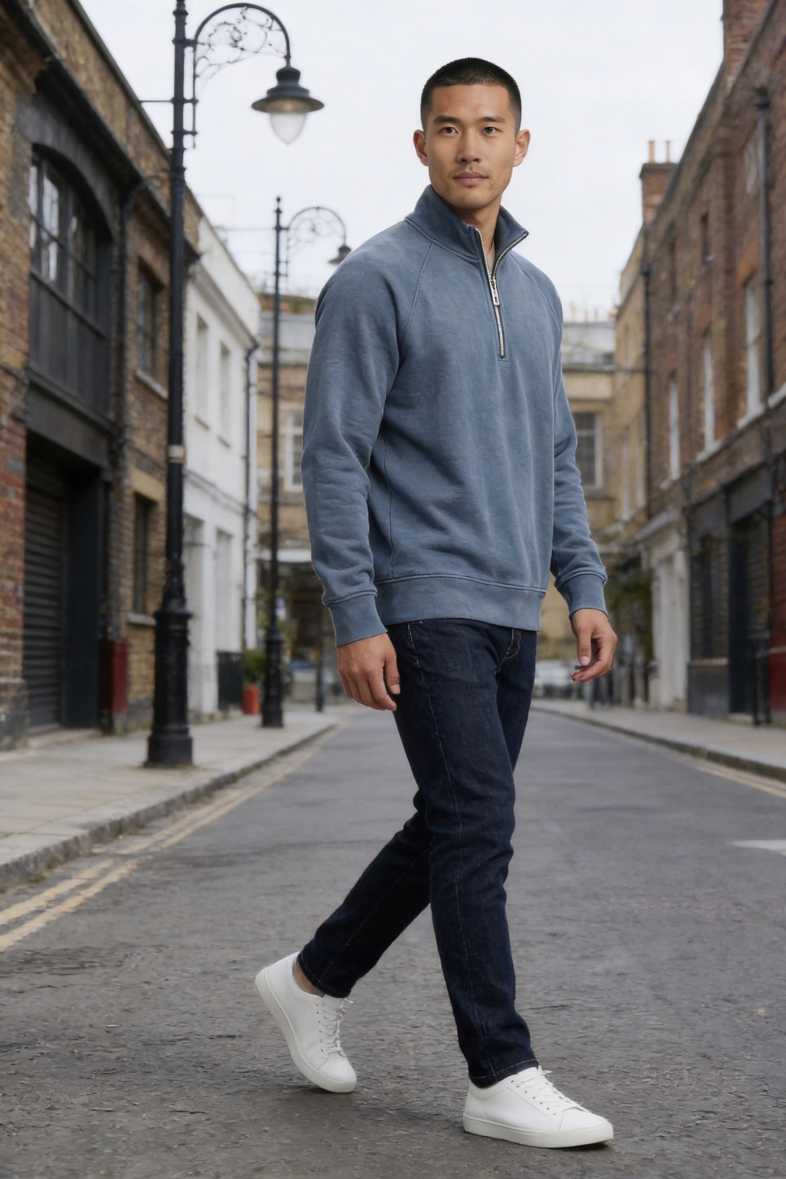 Men's Jensen Quarter-Zip Sweatshirt | Blackstone London