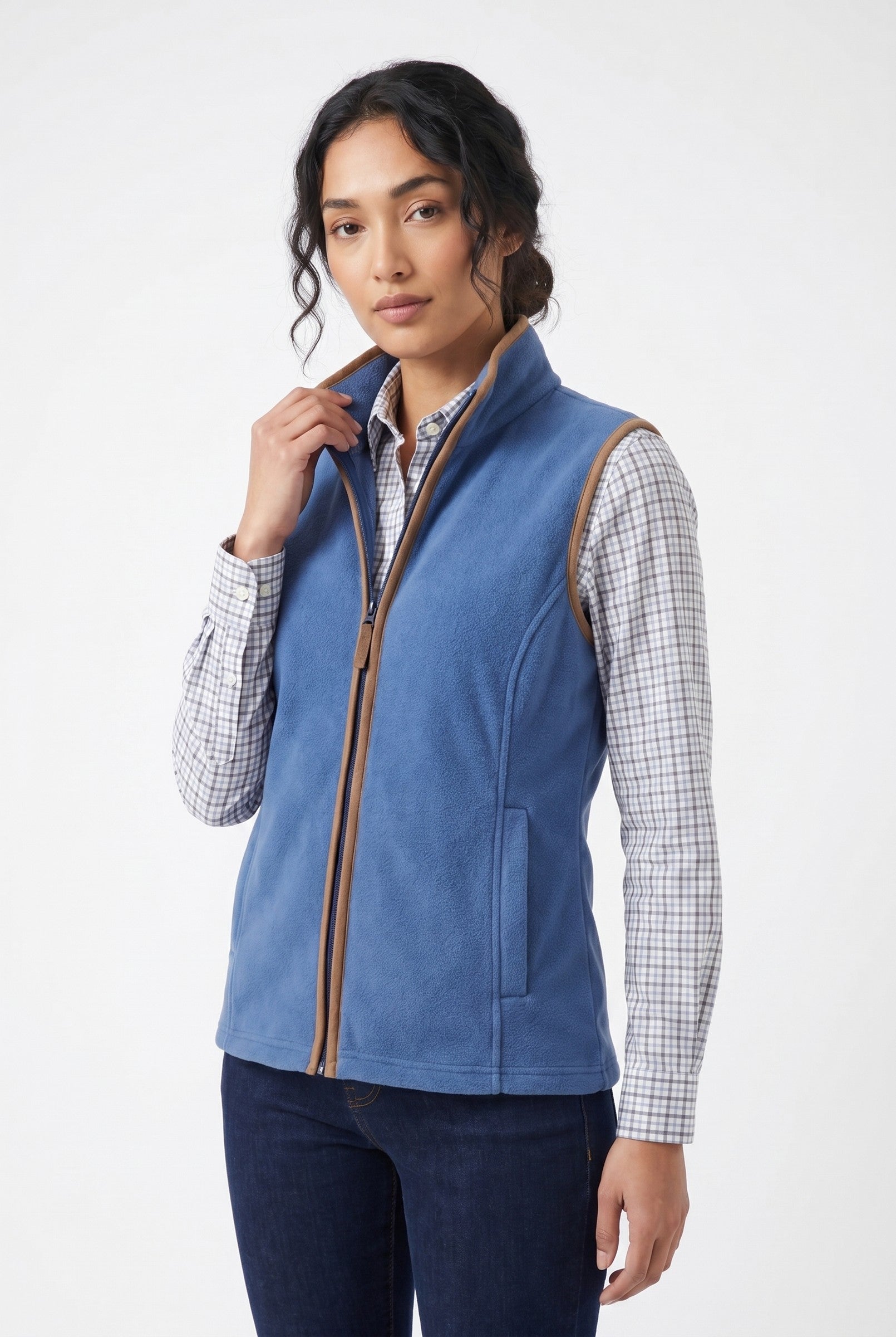 Women's Heritage Fleece Gilet | Blackstone London