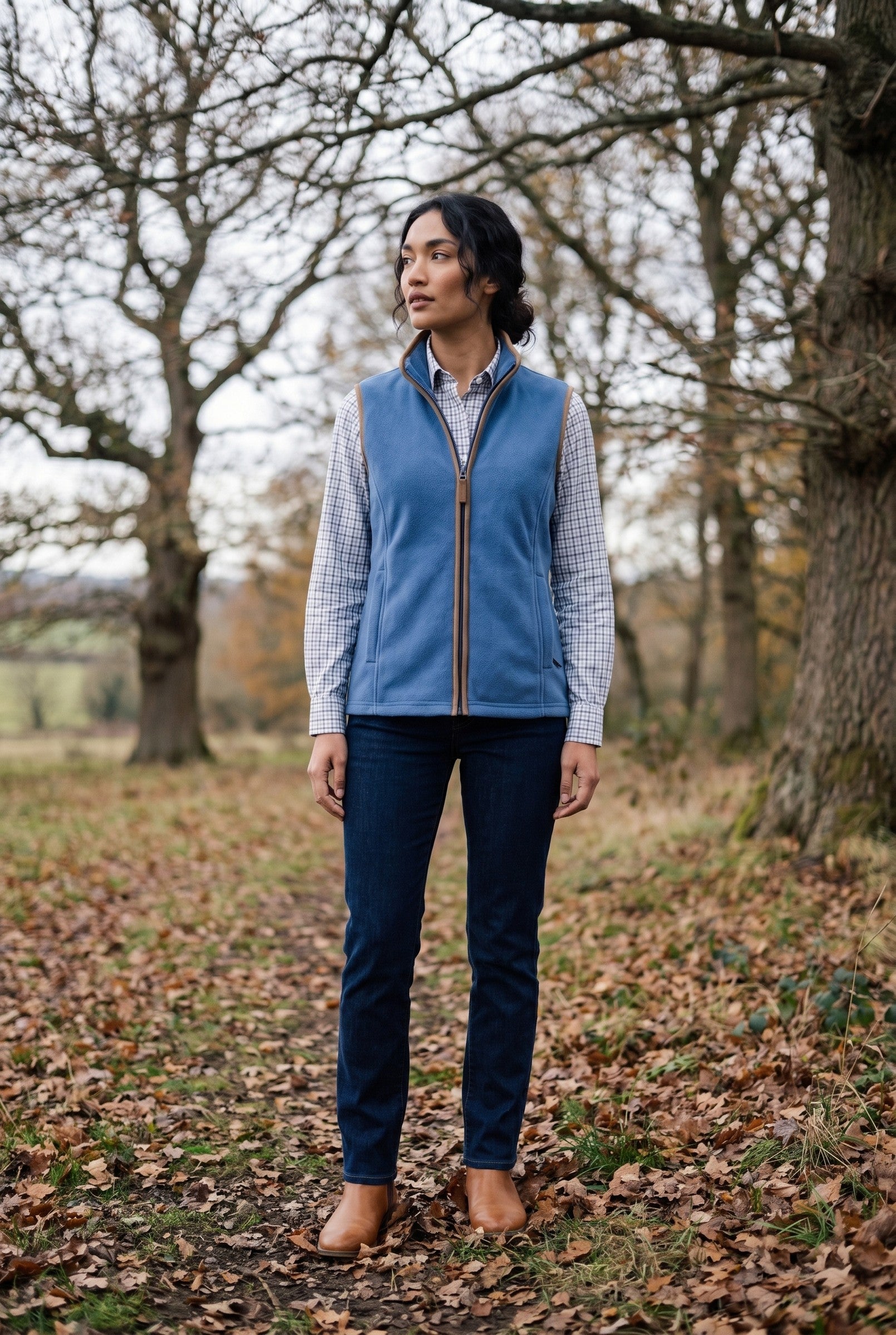 Women's Heritage Fleece Gilet | Blackstone London