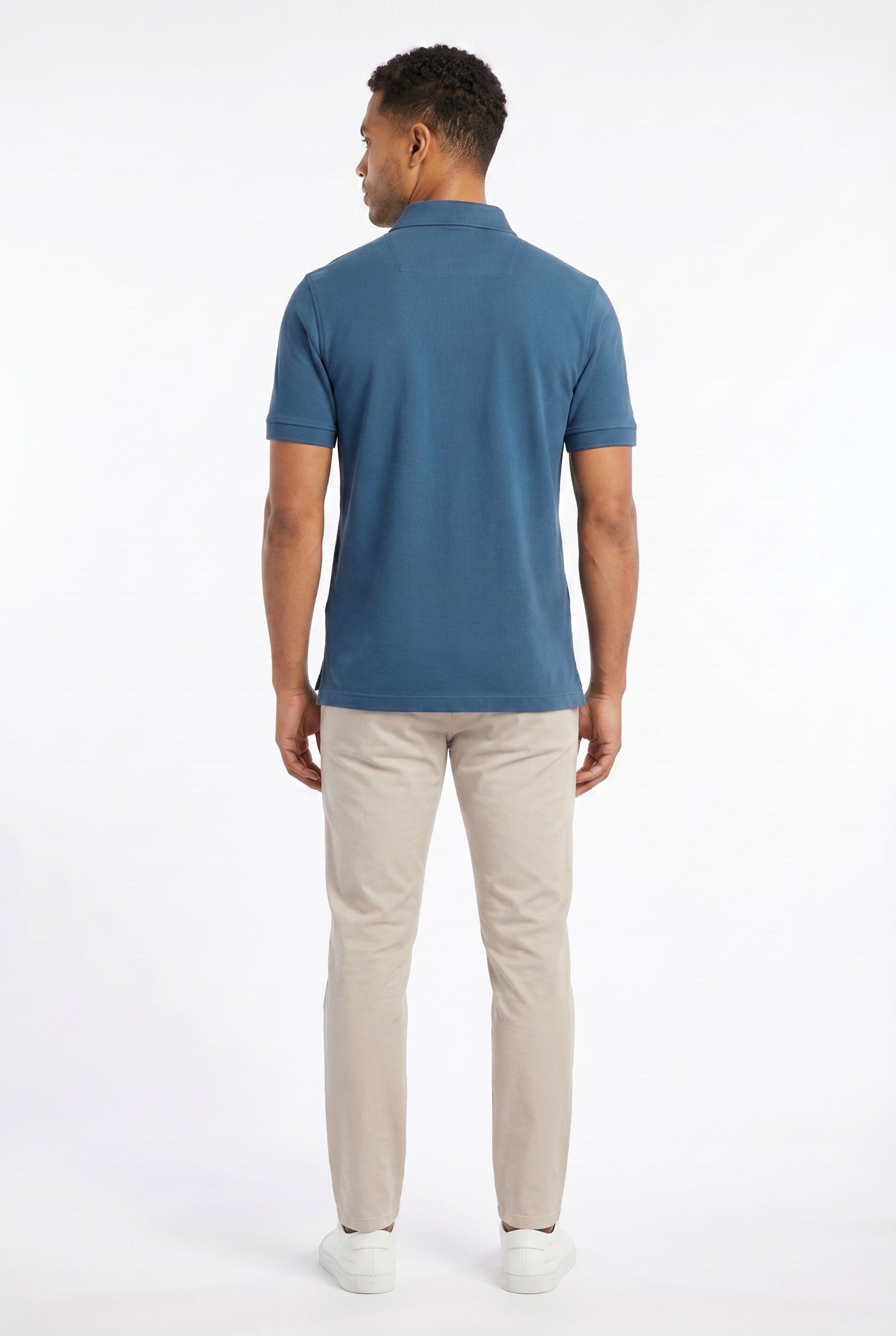 Men's Classic Fit Pique Polo Shirt | Blackstone London
