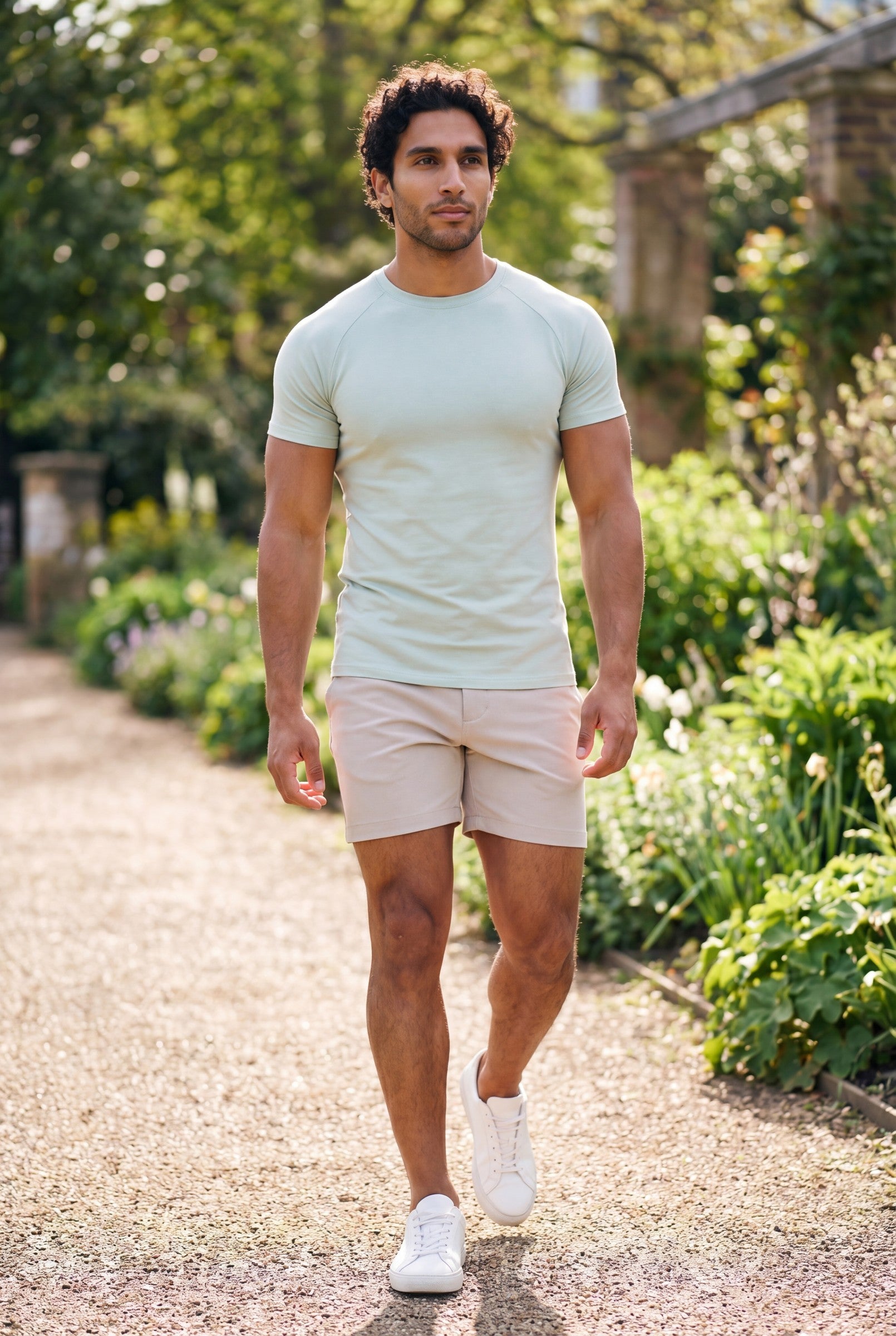 Men's Mercerised Cotton Crewneck T-Shirt | Blackstone London