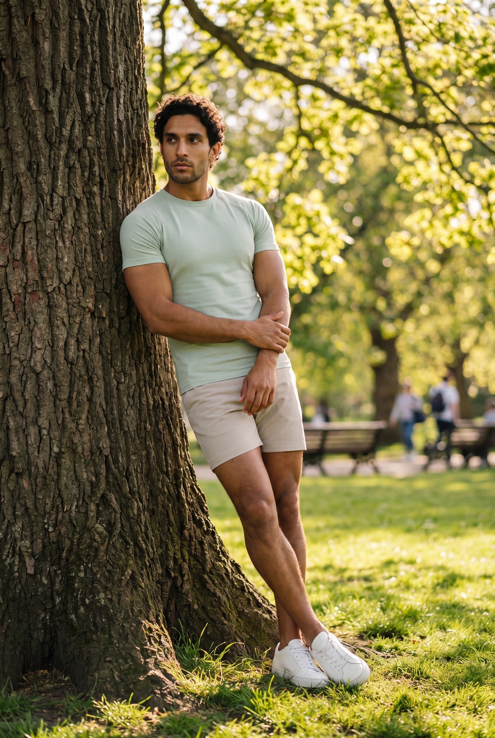 Men's Mercerised Cotton Crewneck T-Shirt | Blackstone London