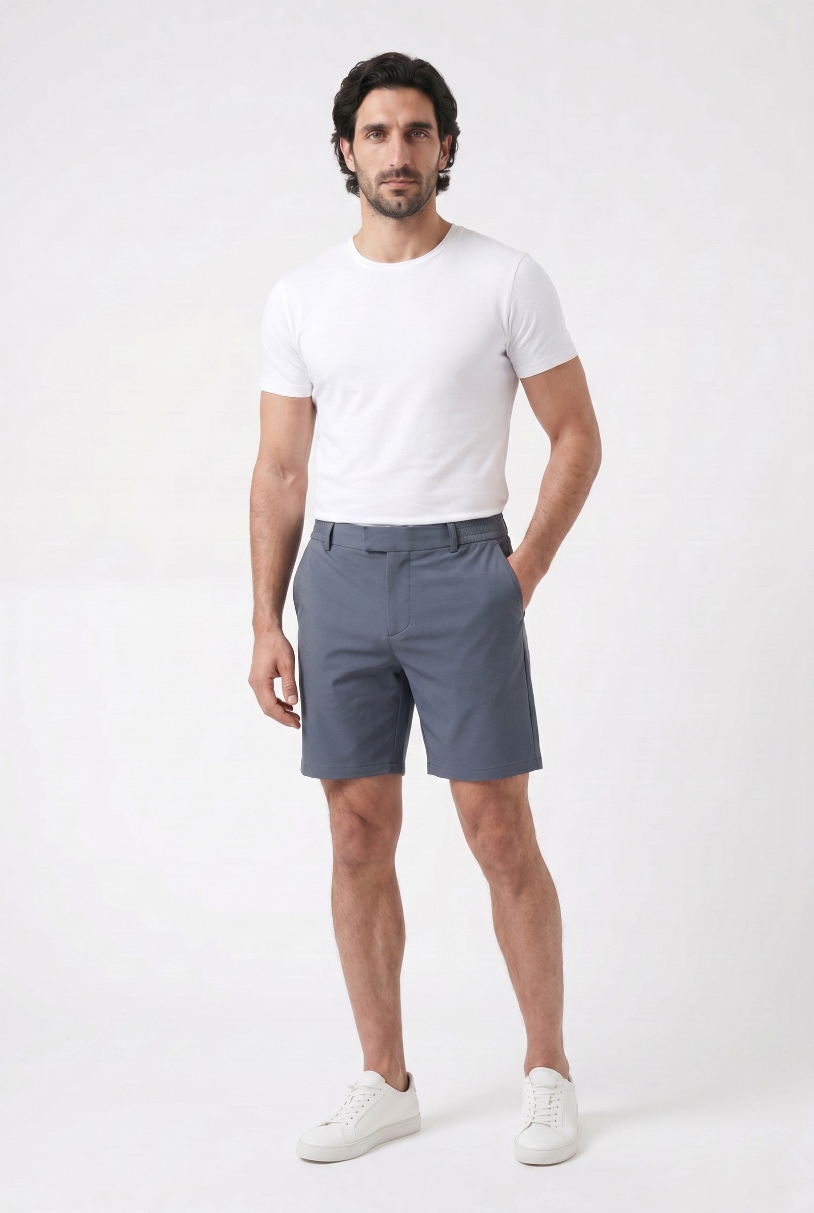 Men's Stretch Chino Short | Blackstone London