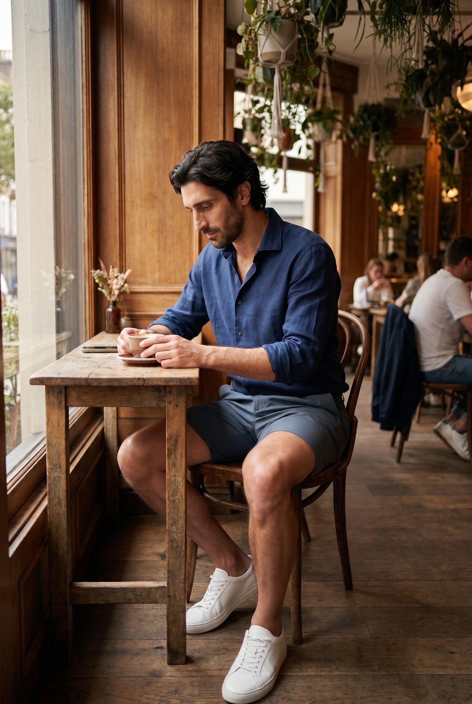 Men's Stretch Chino Short | Blackstone London