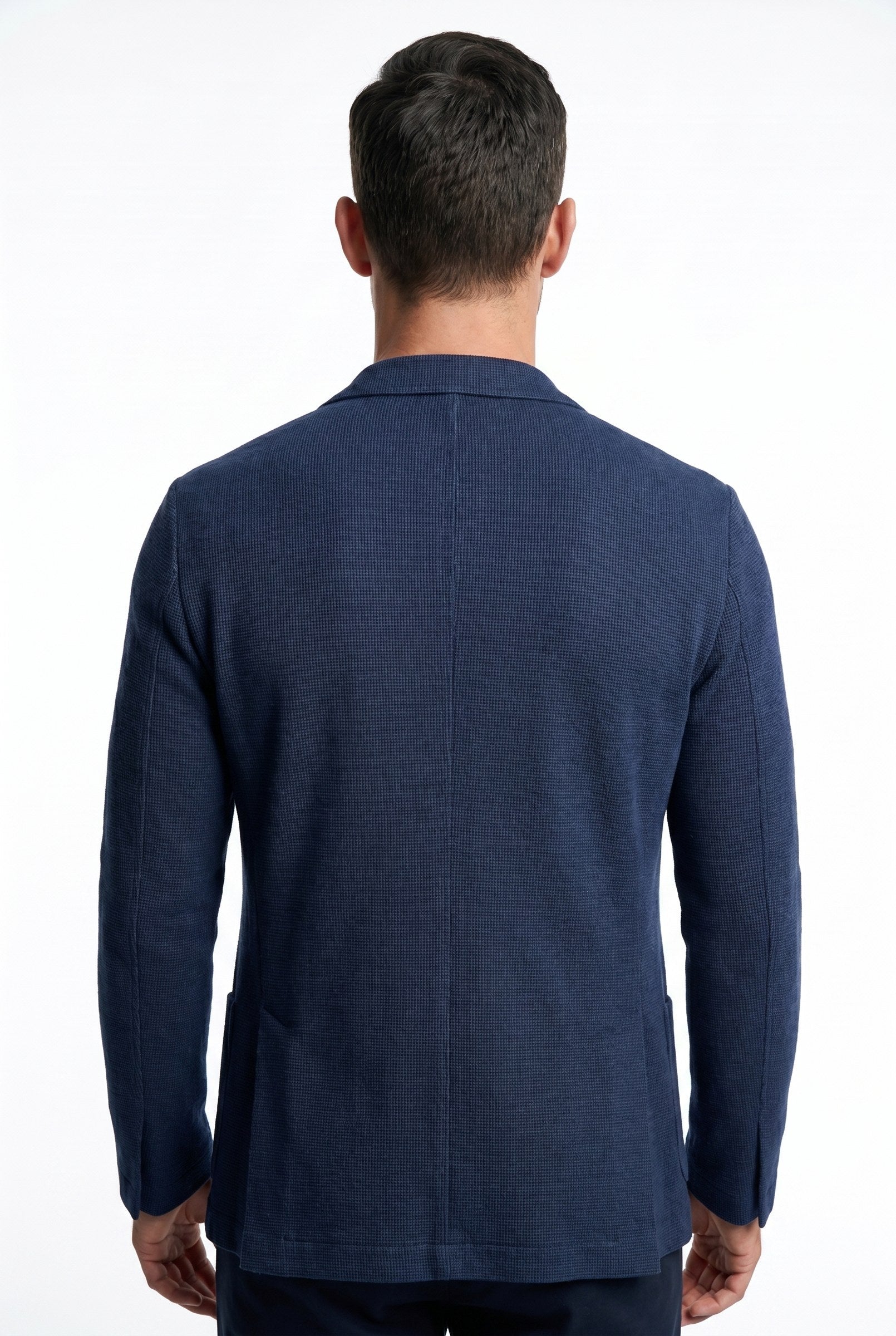 Men's Knitted Deconstructed Blazer | Blackstone London