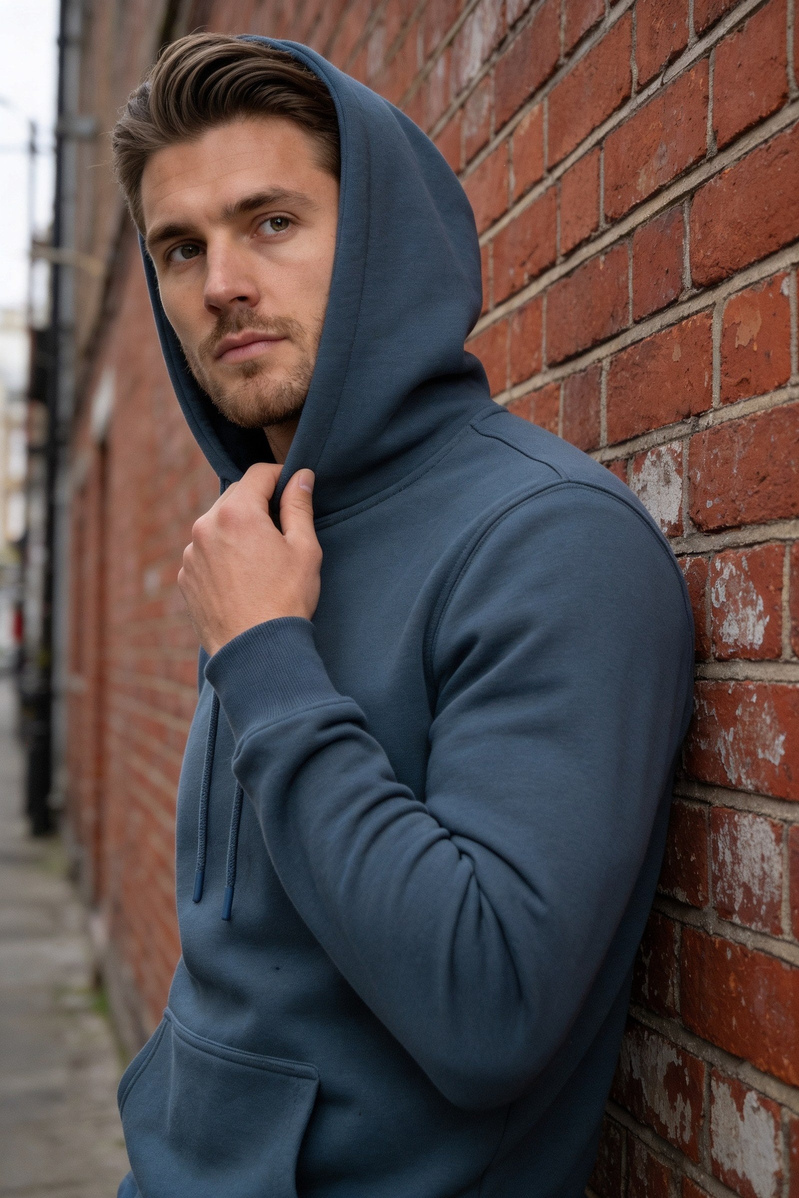 Men's Fundamental Fleece Pullover Hoodie | Blackstone London