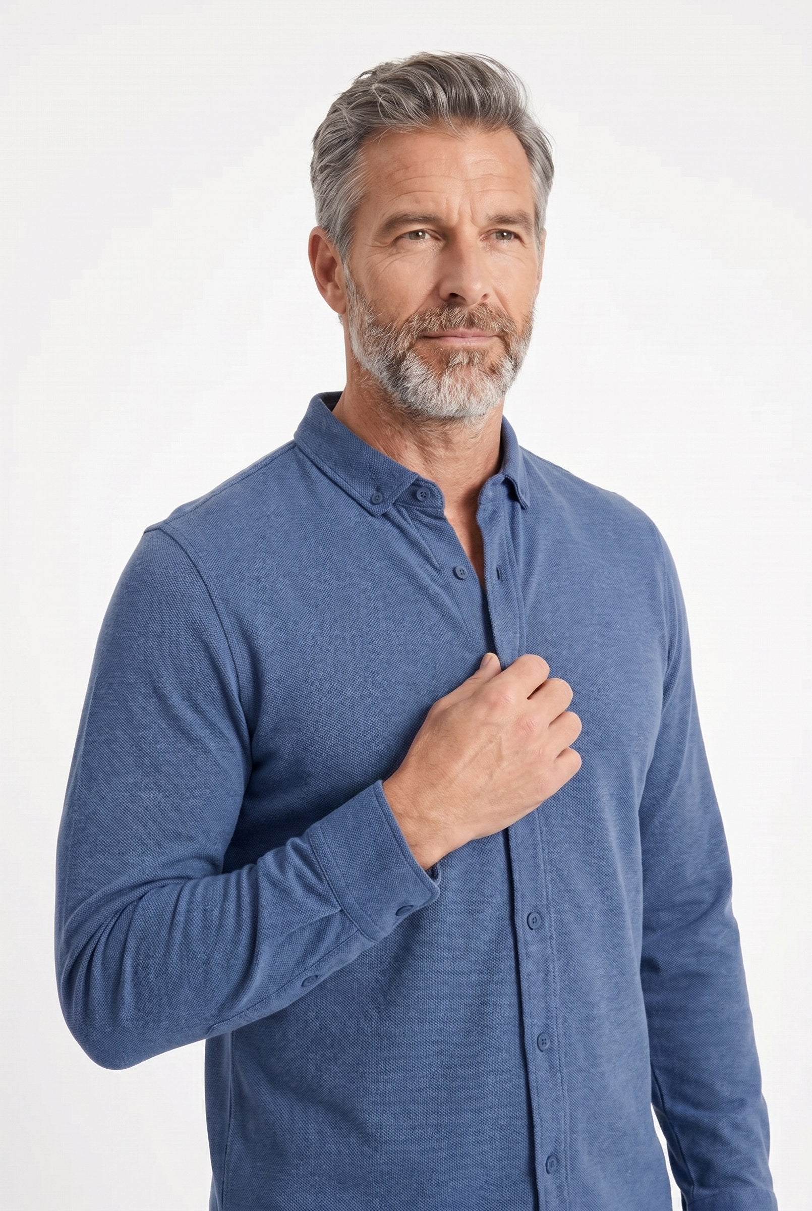 Men's Galloway Pique Jersey Shirt | Blackstone London