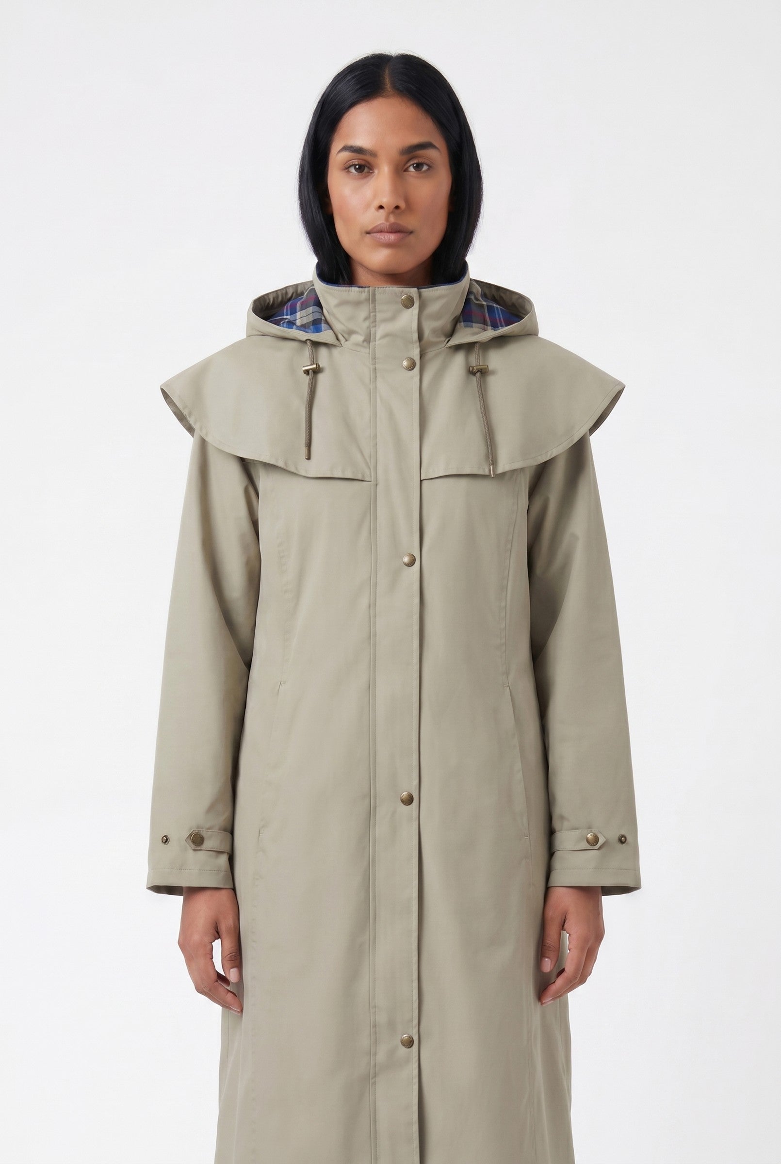 Women's Long Waterproof Raincoat | Blackstone London