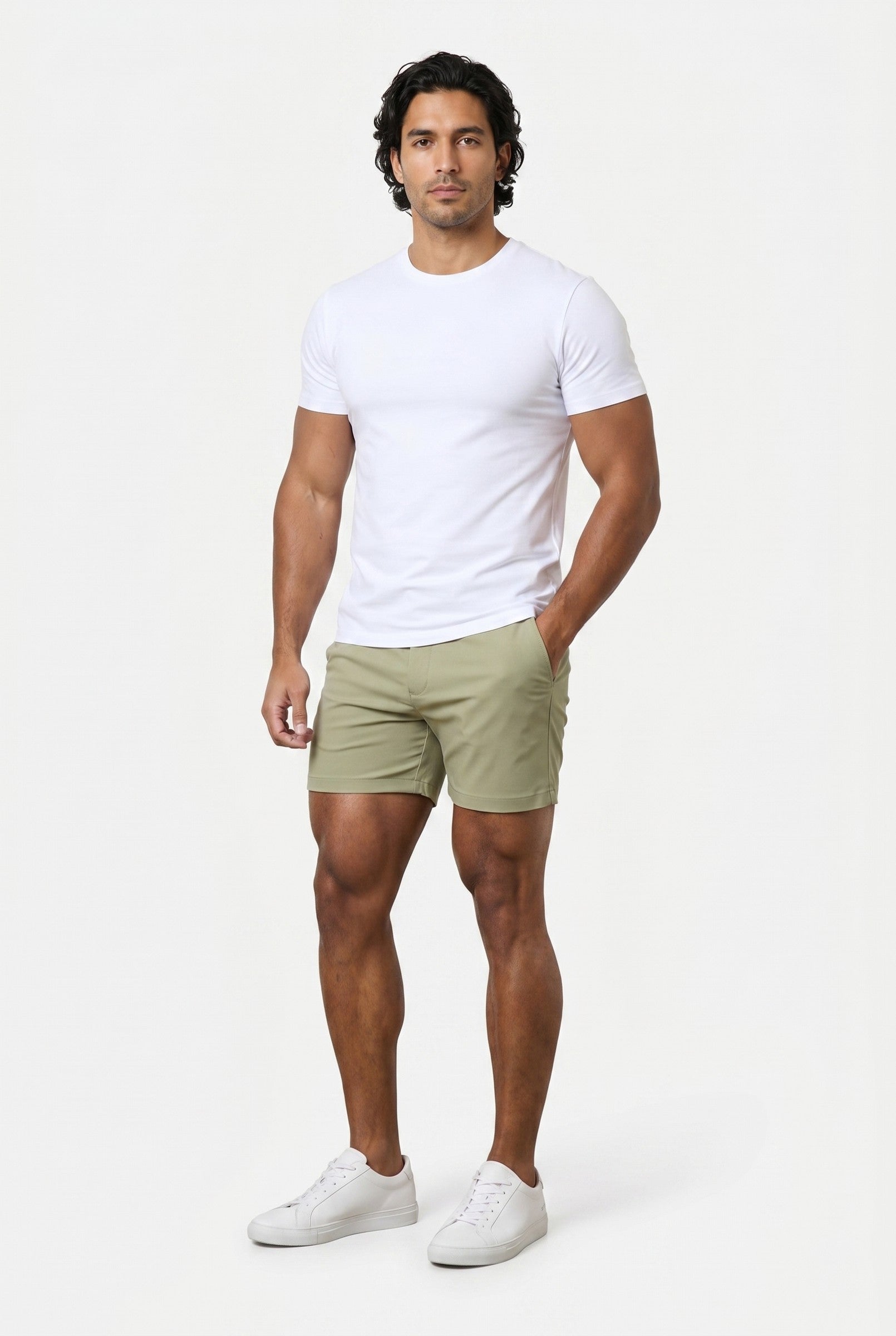 Men's Muscle Fit Chino Shorts | Blackstone London
