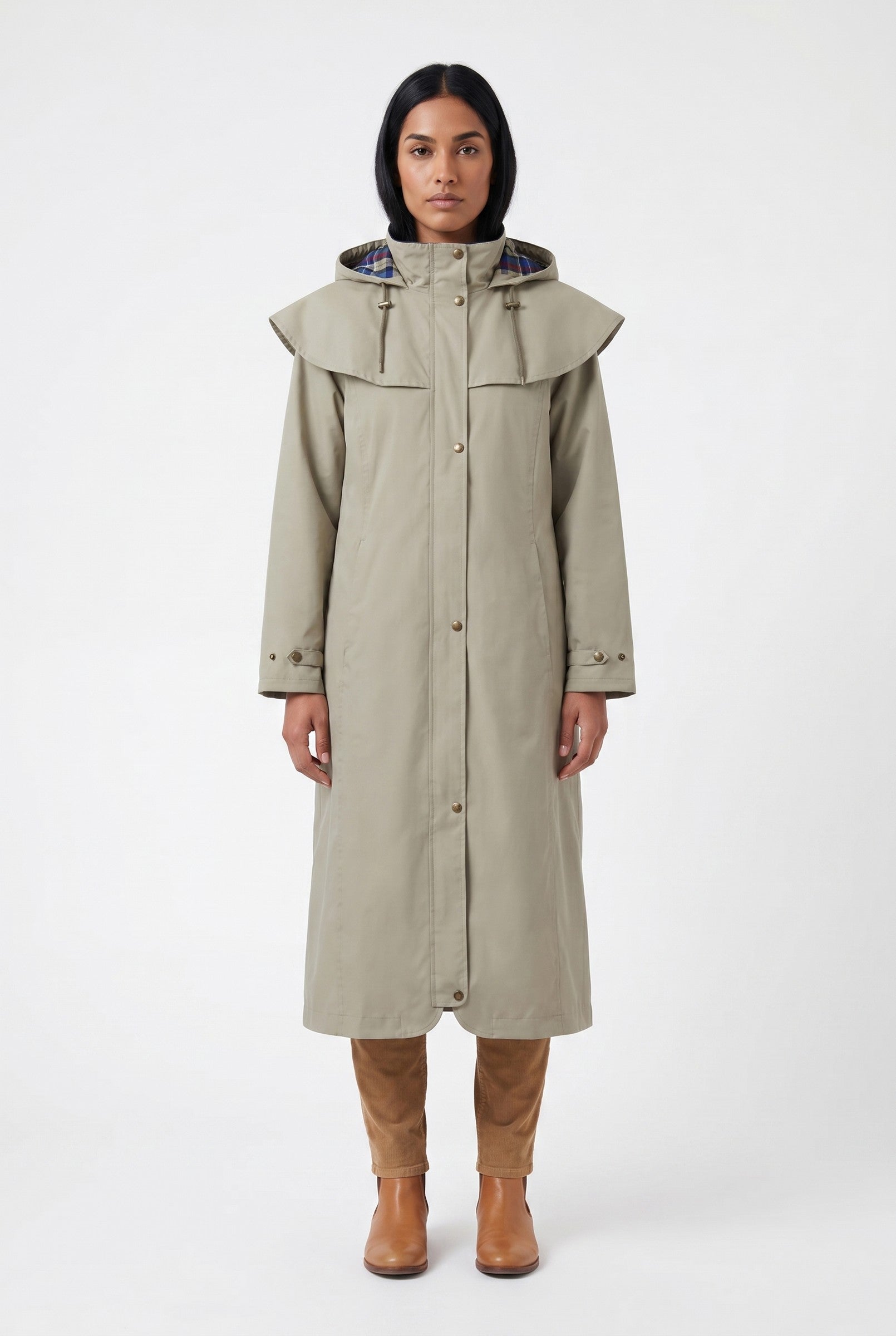 Women's Long Waterproof Raincoat | Blackstone London